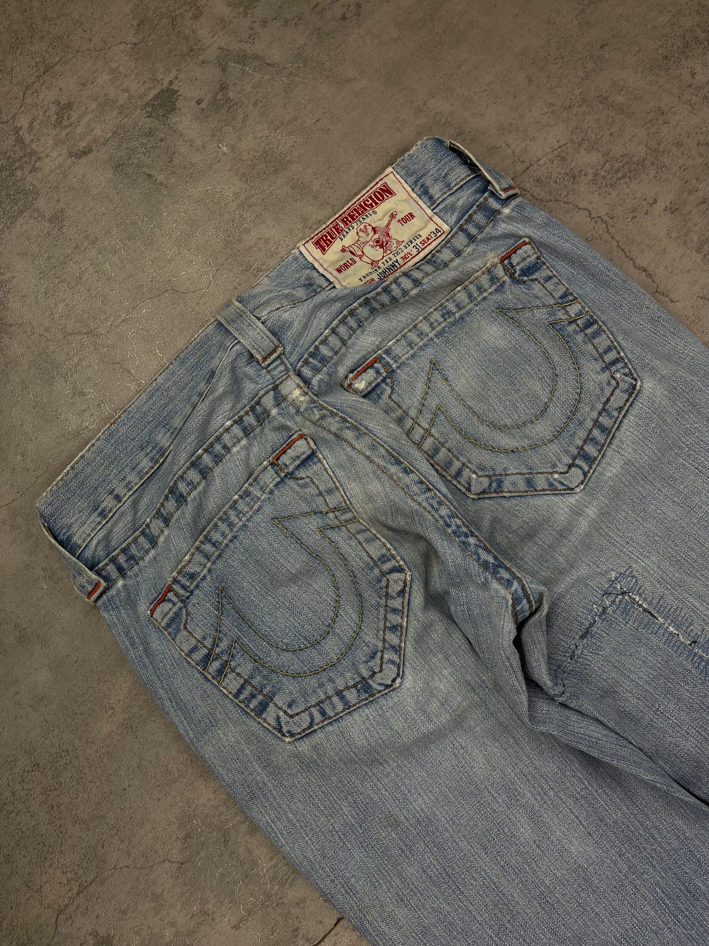 True Religion Johnny Y2k Baggy Jeans Vintage