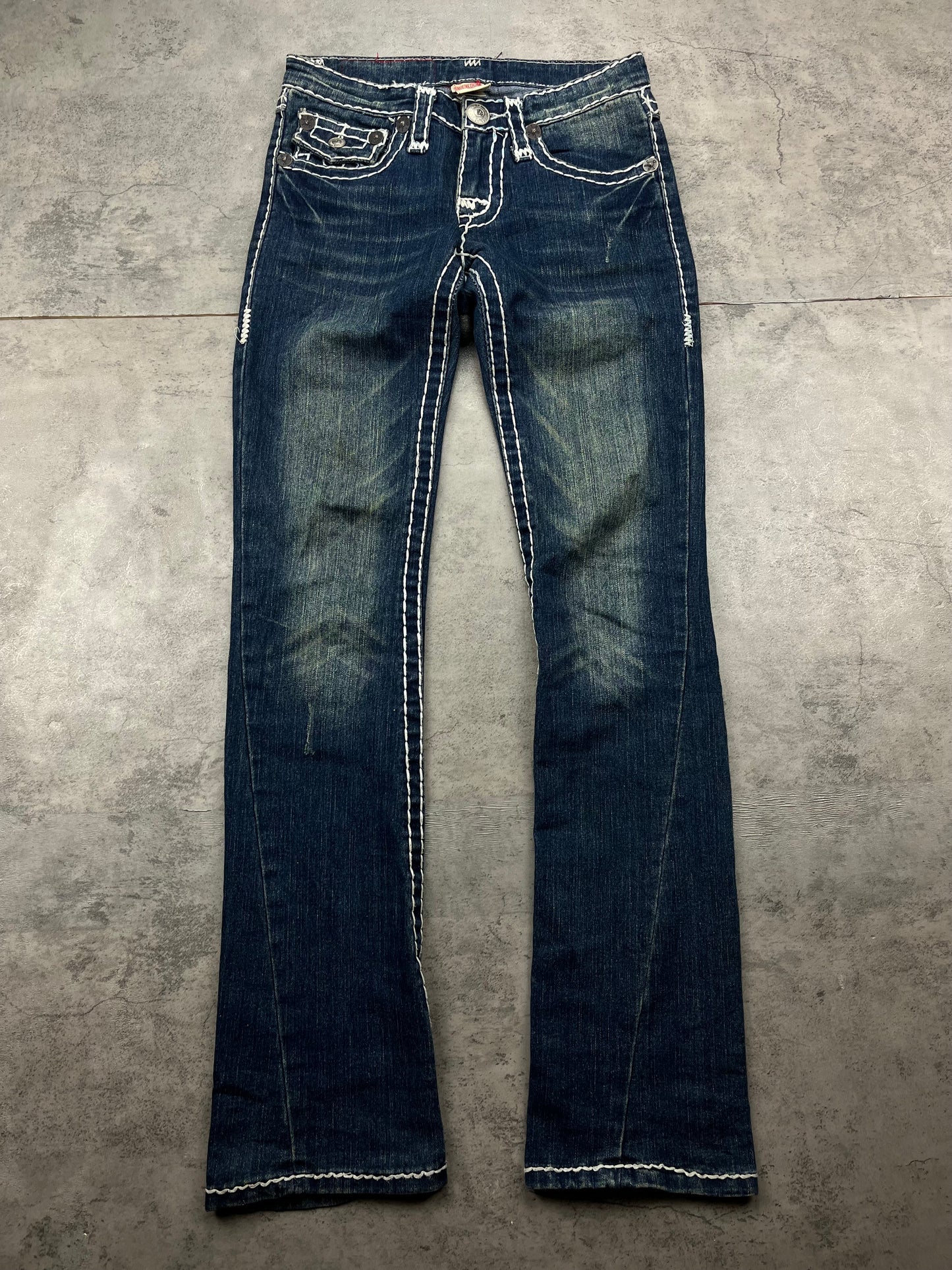 True Religion Vintage Low Rise Flared Y2K Bootcut Jeans