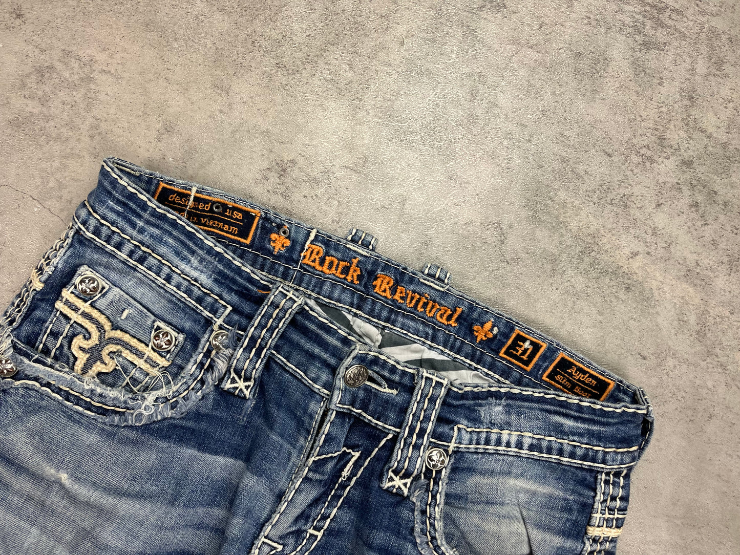Vintage Y2k Rock Revival Straight Jeans