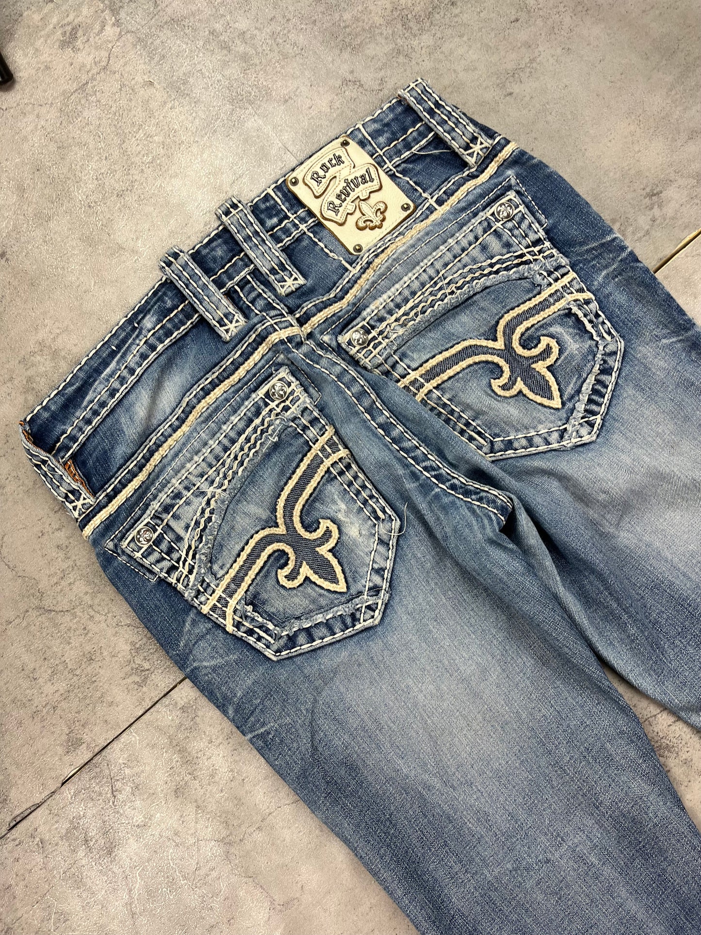 Vintage Y2k Rock Revival Straight Jeans