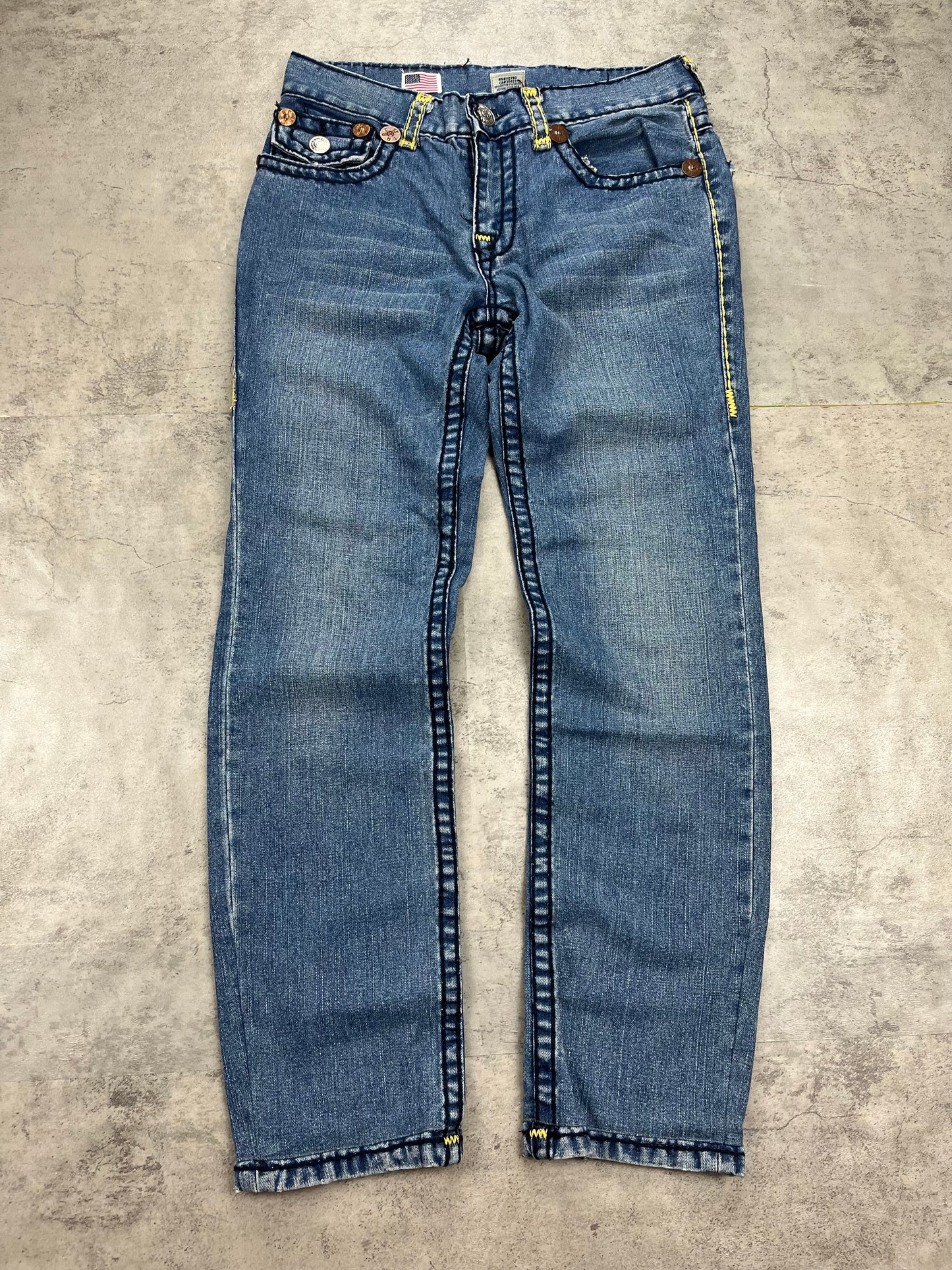 Vintage Baggy Bootcut True Religion Jeans