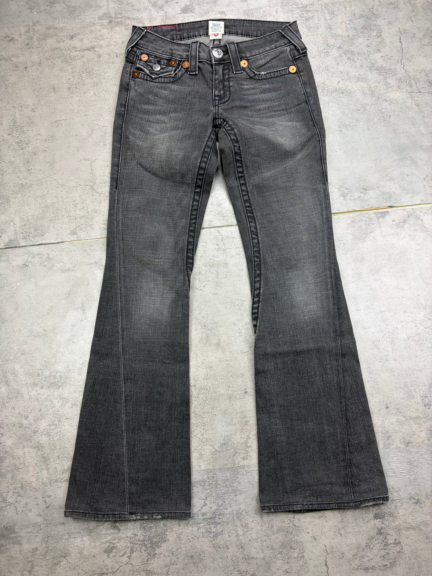 Vintage True Religion Lowrise Flared Lowwaist Bootcut Y2k Jeans