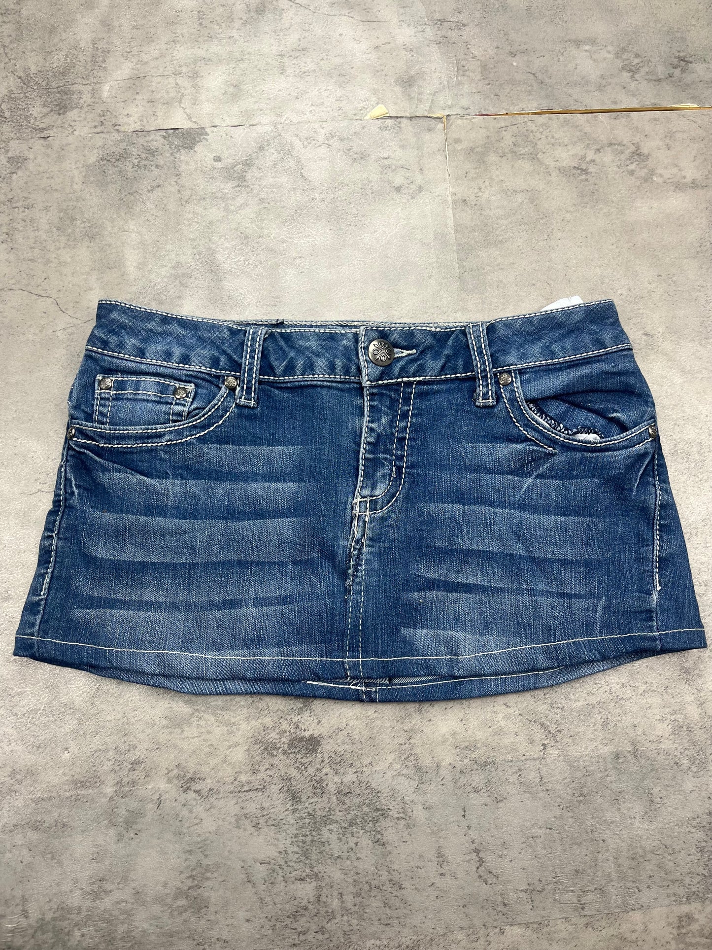 Mini Love Indigo Jeans Y2k Rock