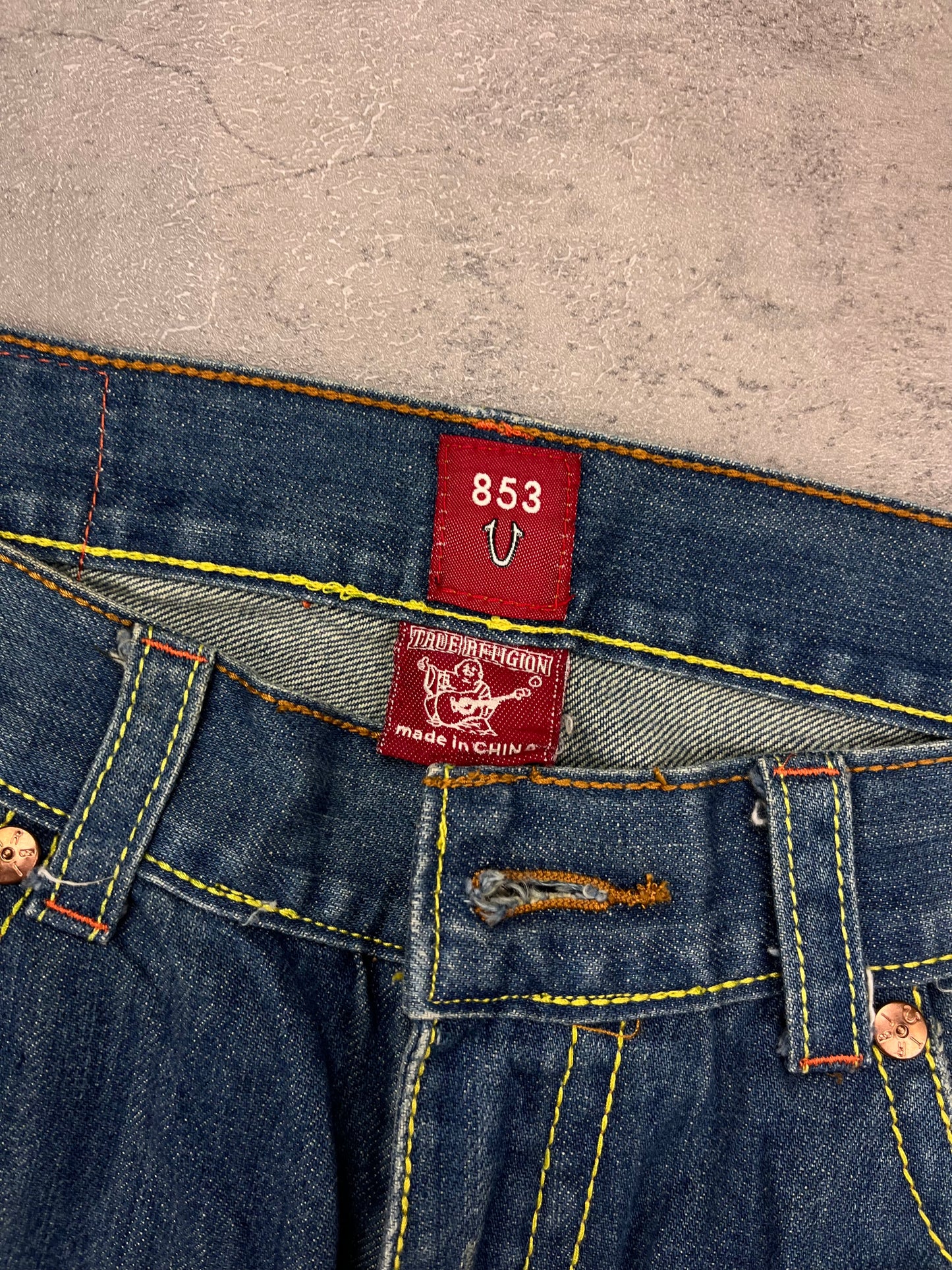 True Religion Authentic Y2K Low Waist Flared Bootcut Jeans