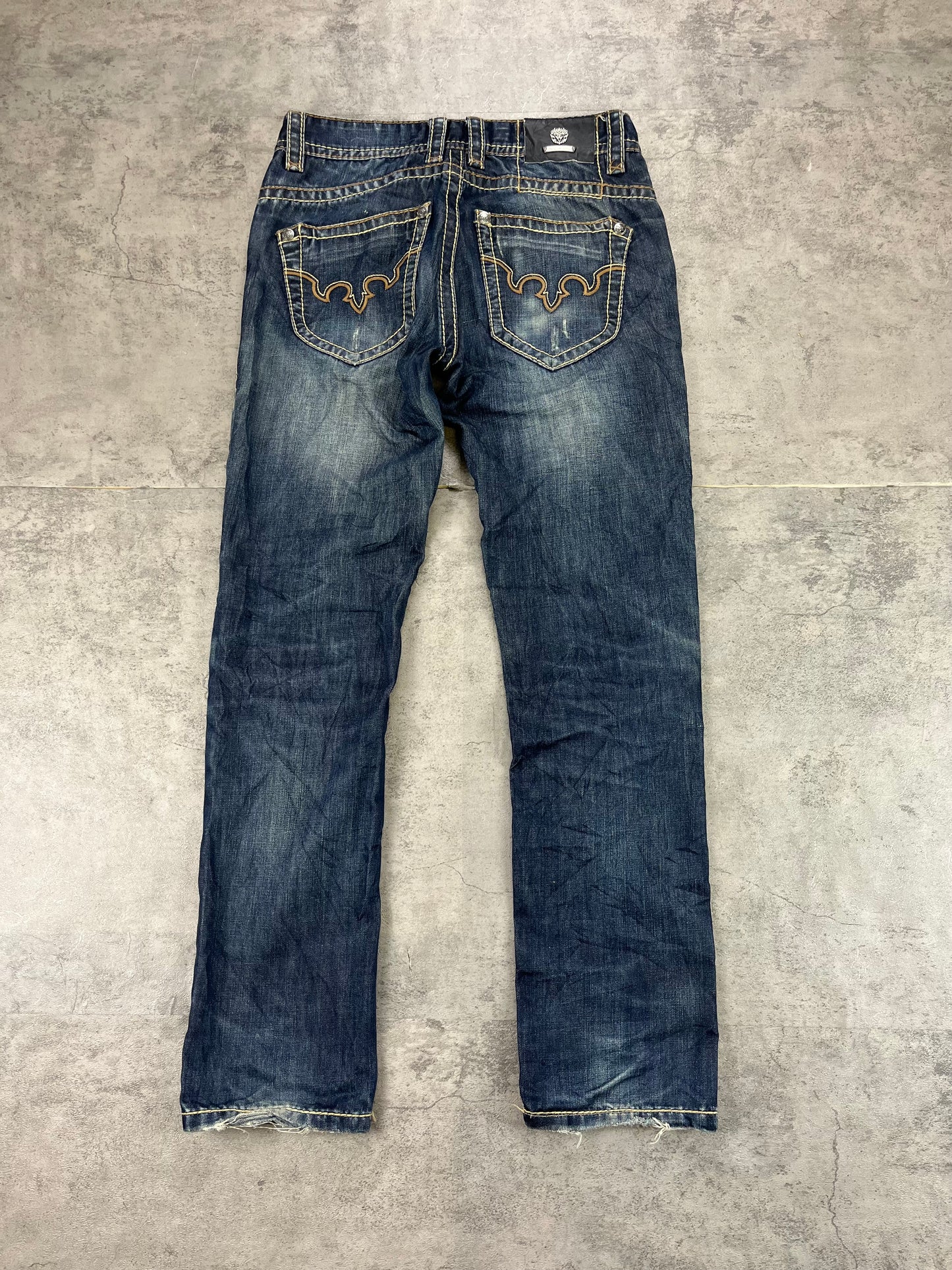 Vintage Y2k Blue Monkey Jeans W30