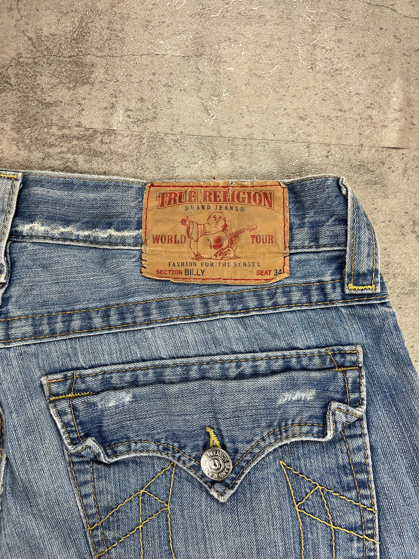 Vintage Y2k True Religion Baggy Jeans W34