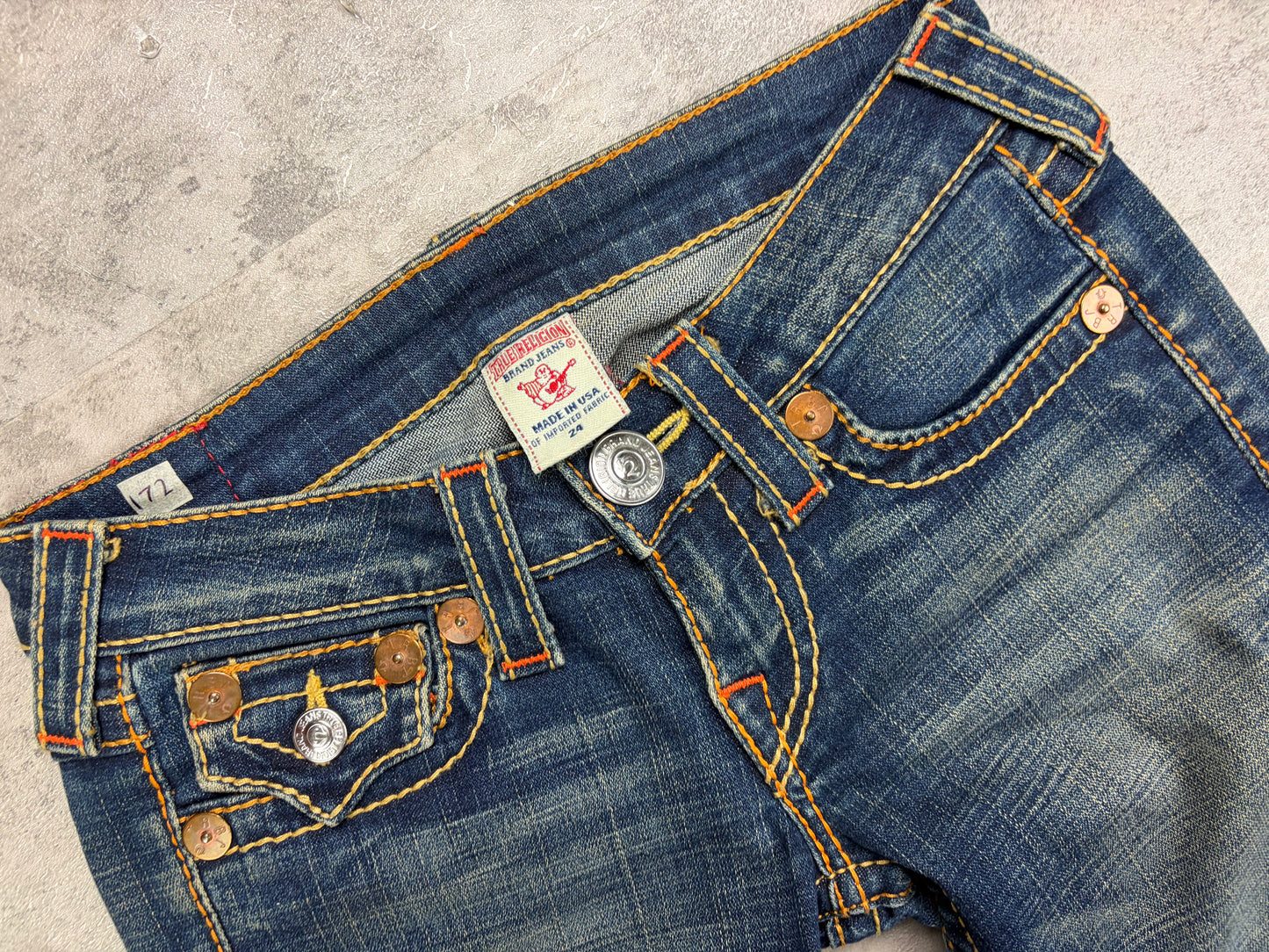 Vintage Y2k Lowwaist Bootcut True Religion Jeans