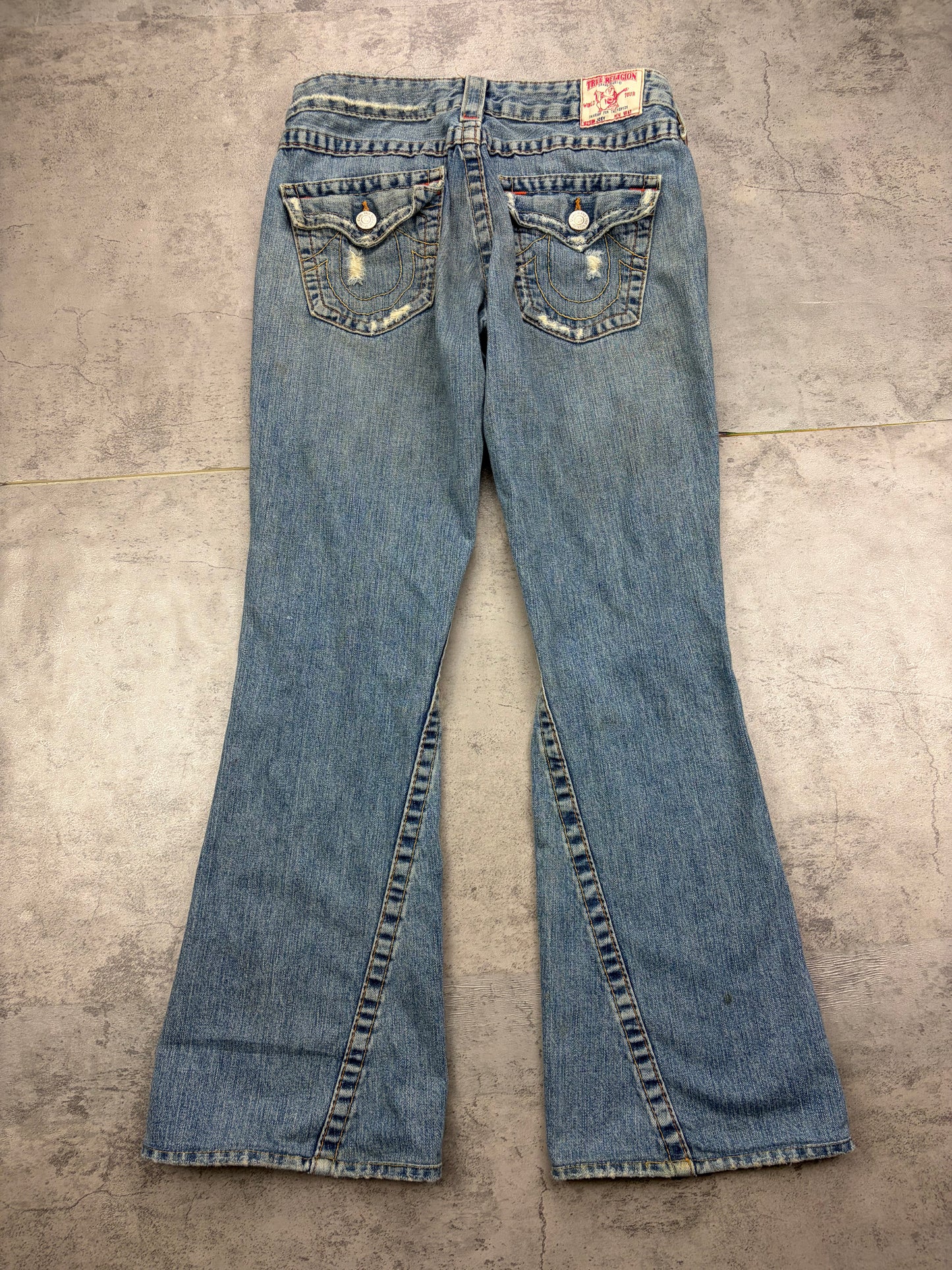 Vintage True Religion Distressed Y2k Lowwaist Jeans