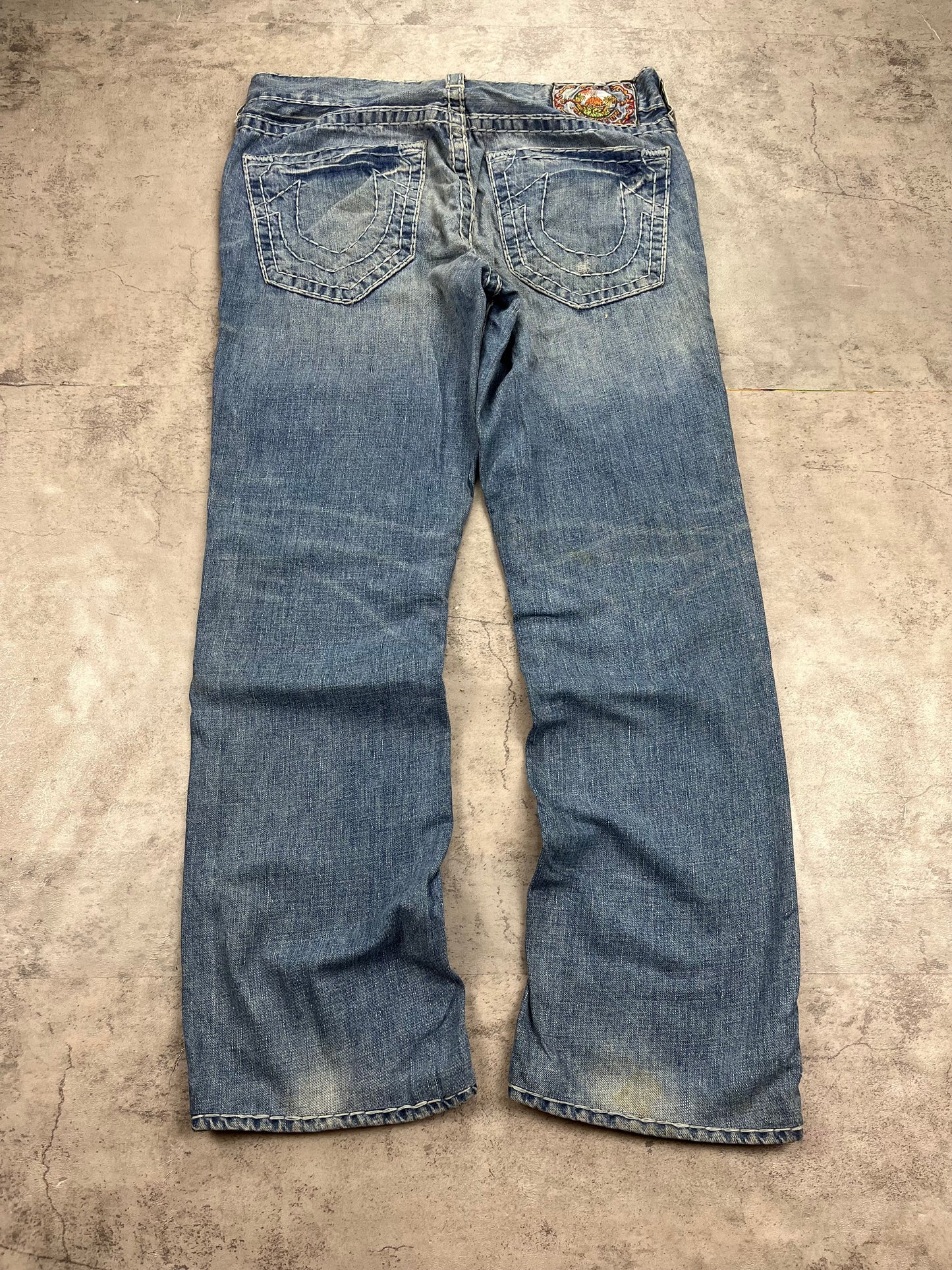 Rare True Religion Grand Jeans Baggy Straight