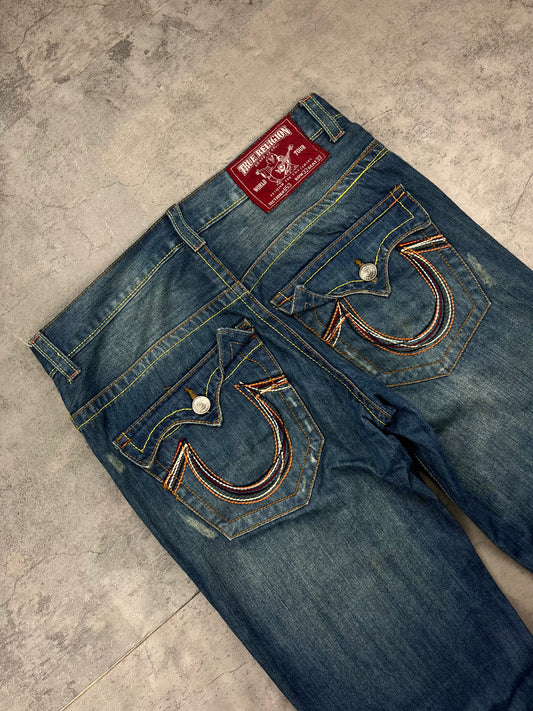 True Religion Authentic Y2K Low Waist Flared Bootcut Jeans