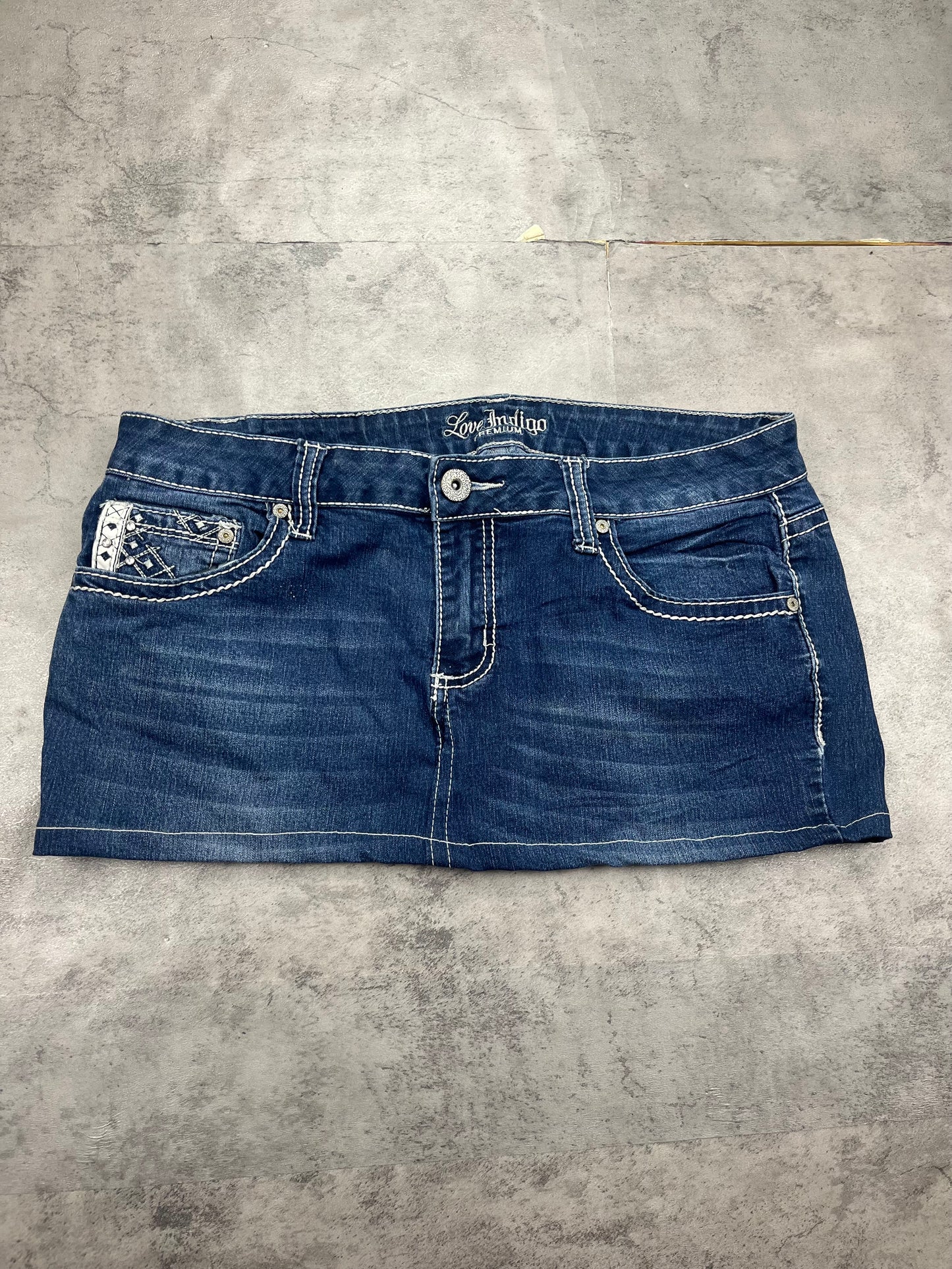 Mini Love Indigo Rock Y2k Vintage