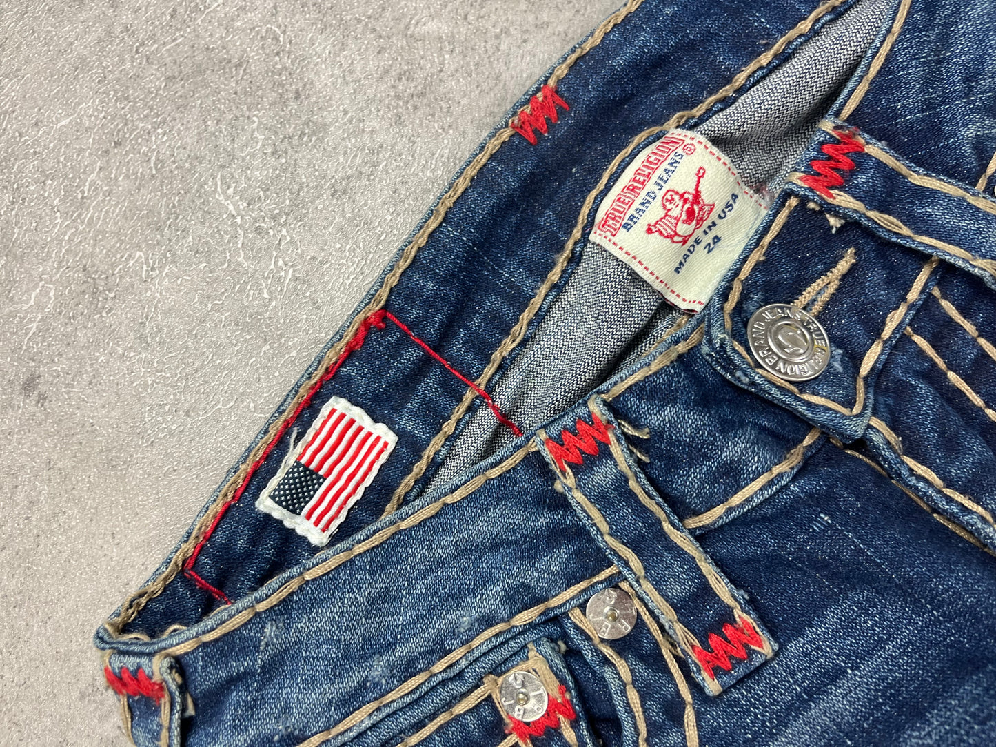 Vintage Y2k Lowwaist Bootcut True Religion Jeans