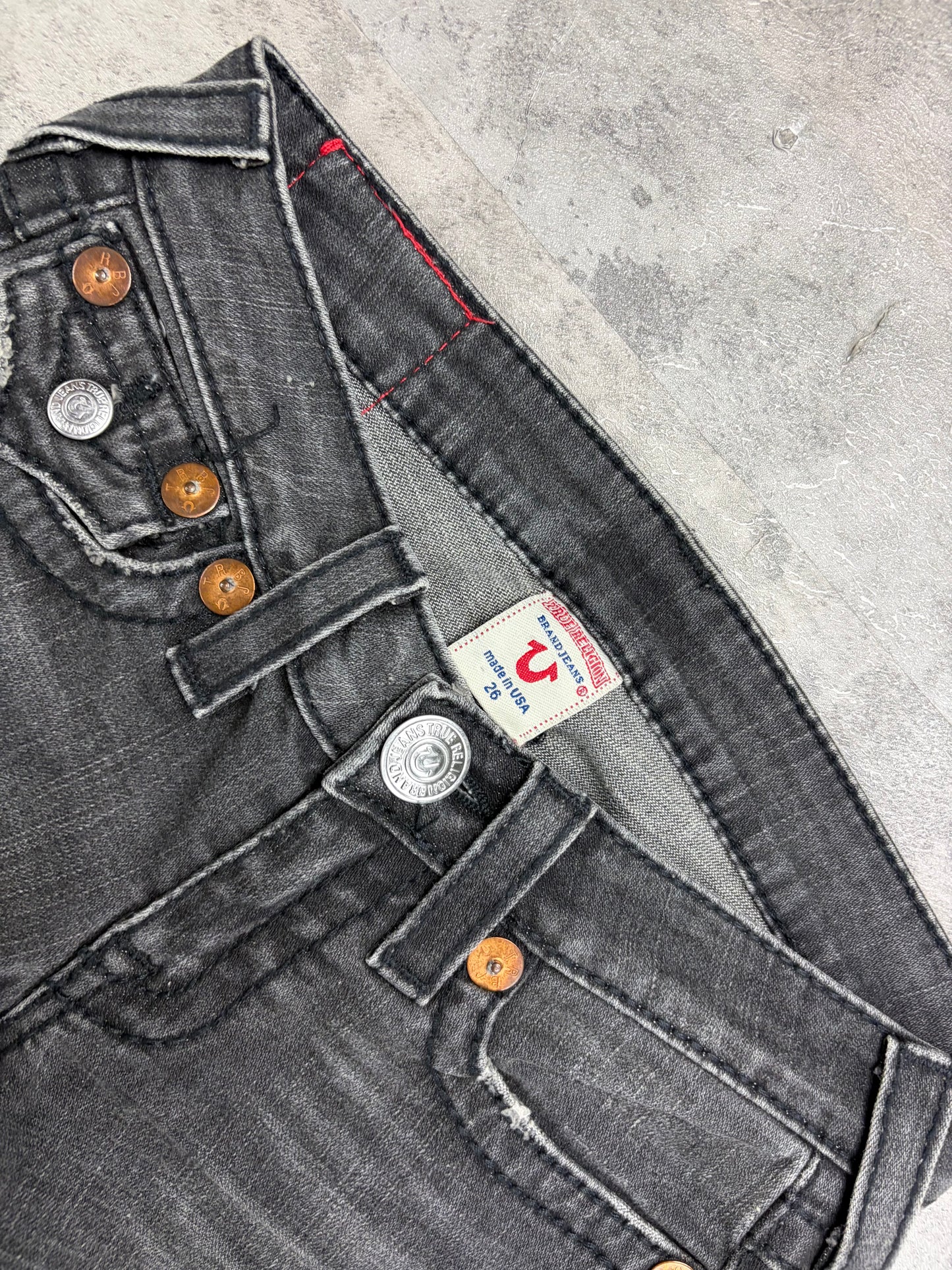 Vintage True Religion Lowrise Flared Lowwaist Bootcut Y2k Jeans