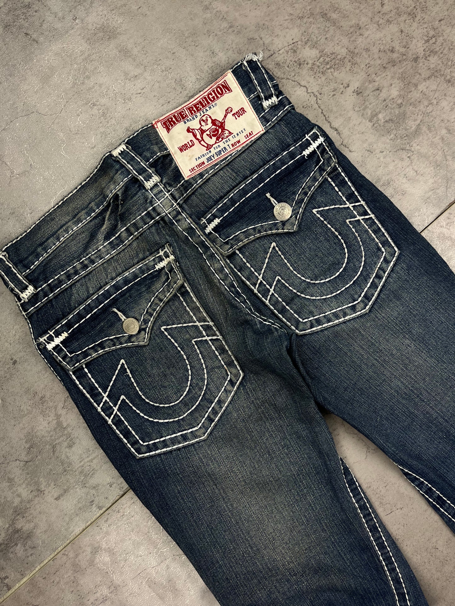 Y2K Retro True Religion Bootcut Flare Jeans Low Rise Vintage