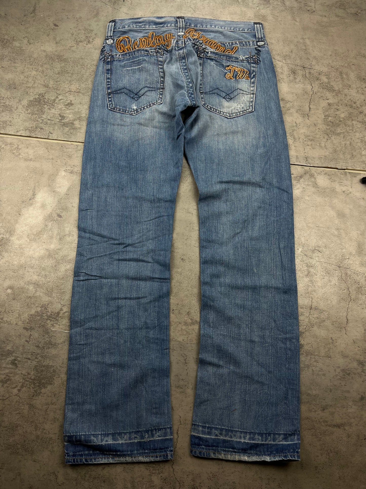 Vintage Replay Embroidered Y2k Baggy Jeans Straight