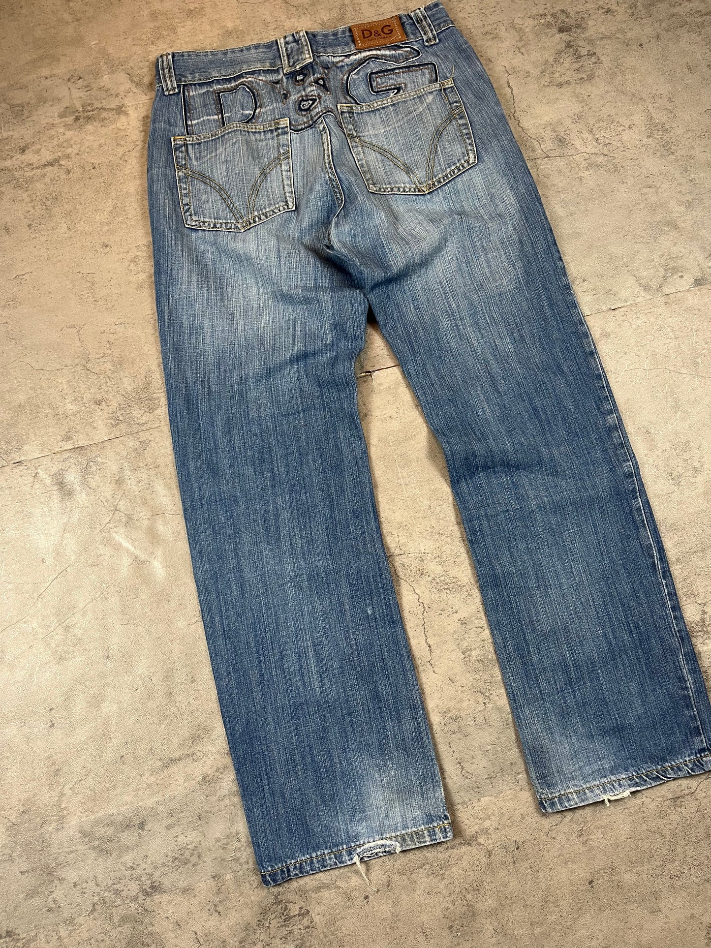 Vintage Y2k Dolce & Gabana Baggy Jeans W34