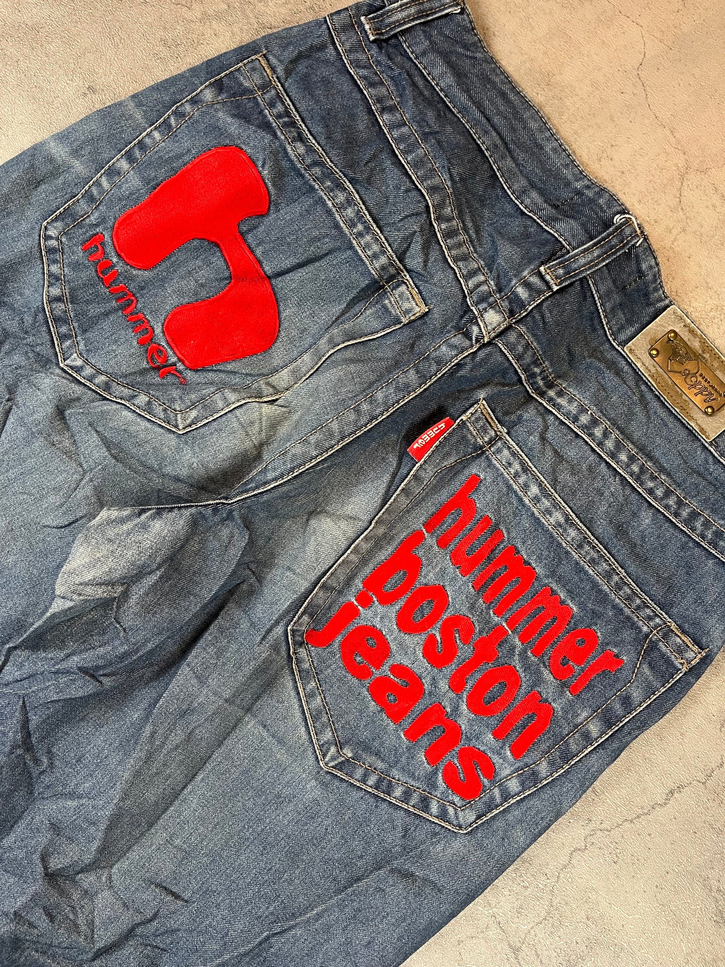 Vintage Y2k Hummer Baggy Jeans W30