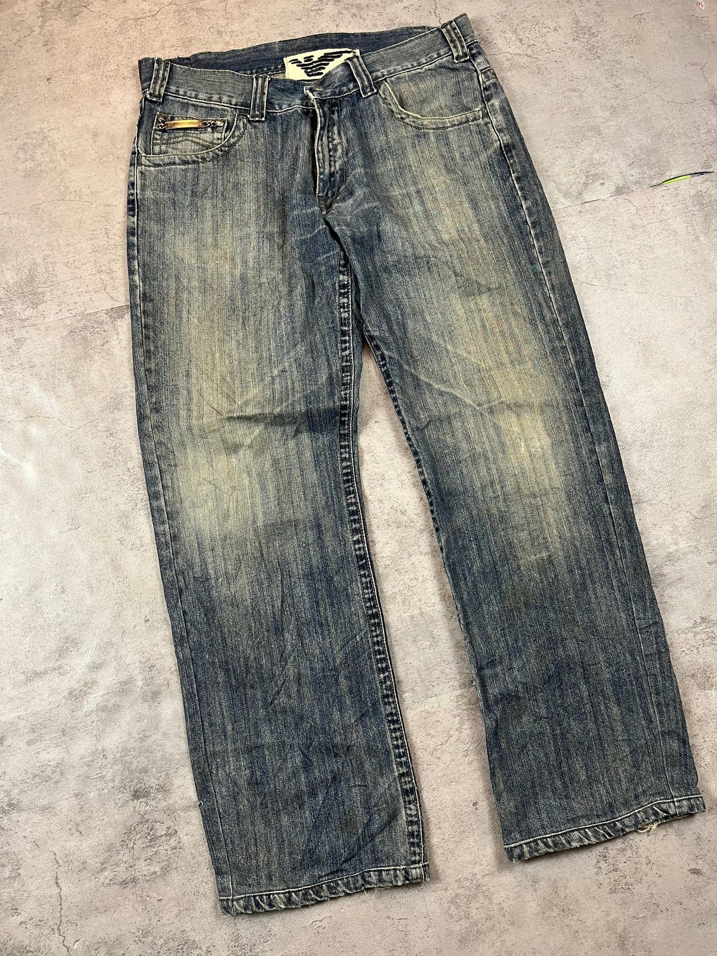 Vintage Y2k Armani Baggy Jeans W34