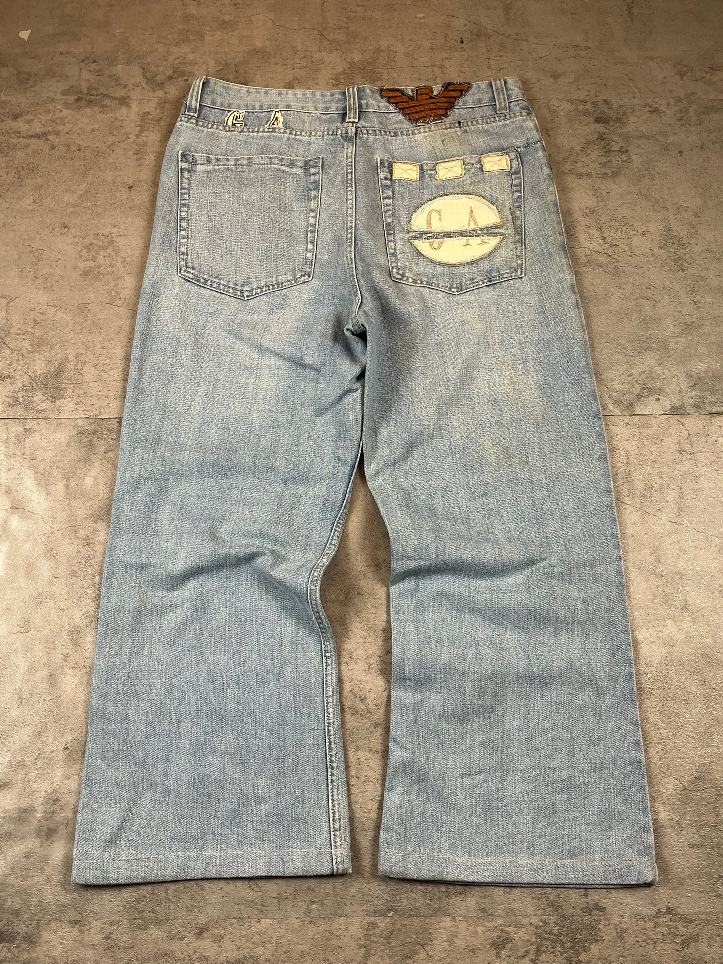 Vintage Y2k Armani Baggy Jeans W36