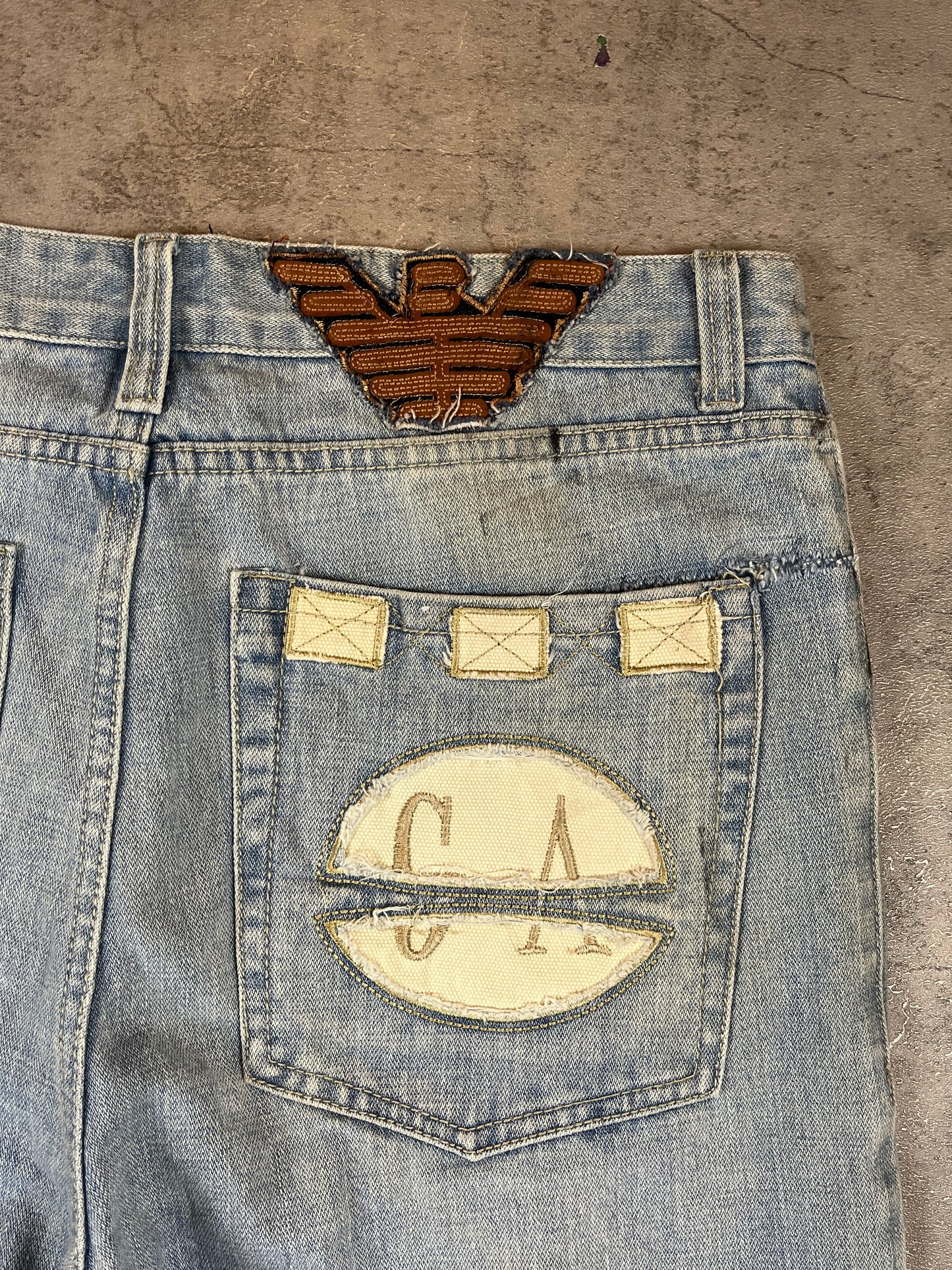 Vintage Y2k Armani Baggy Jeans W36