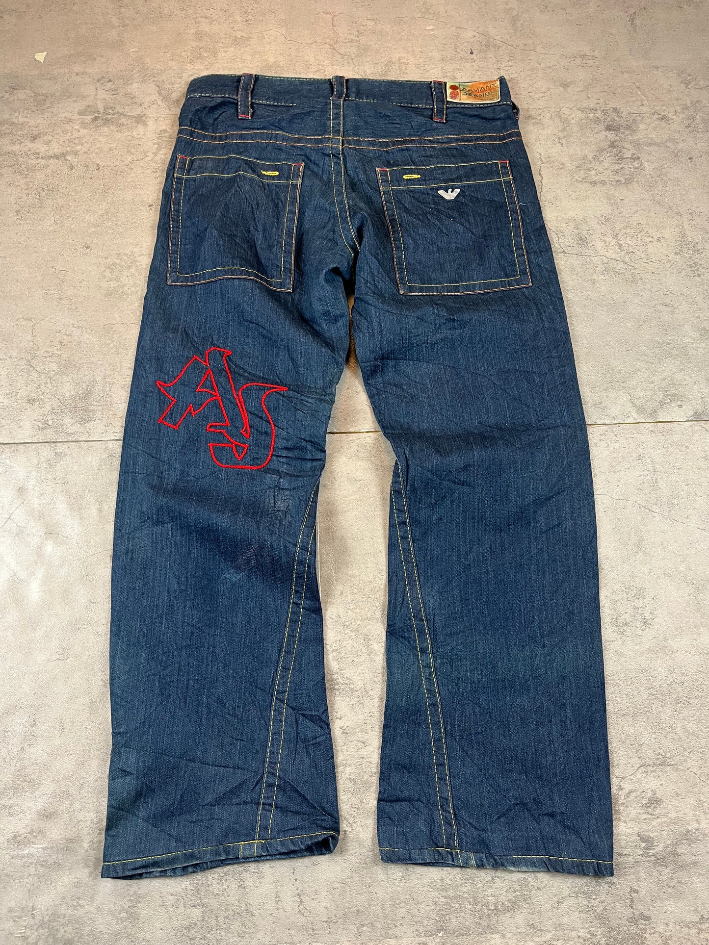 Vintage Y2k Armani Baggy/Flared Jeans W34