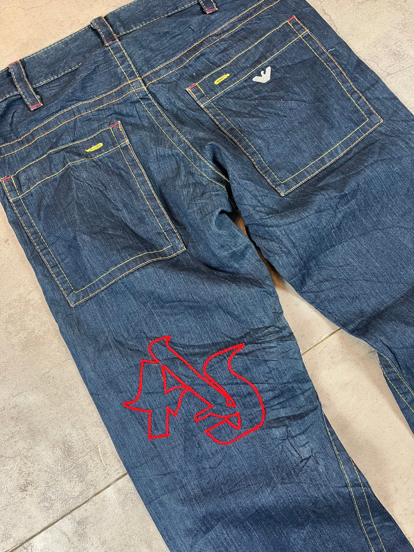 Vintage Y2k Armani Baggy/Flared Jeans W34