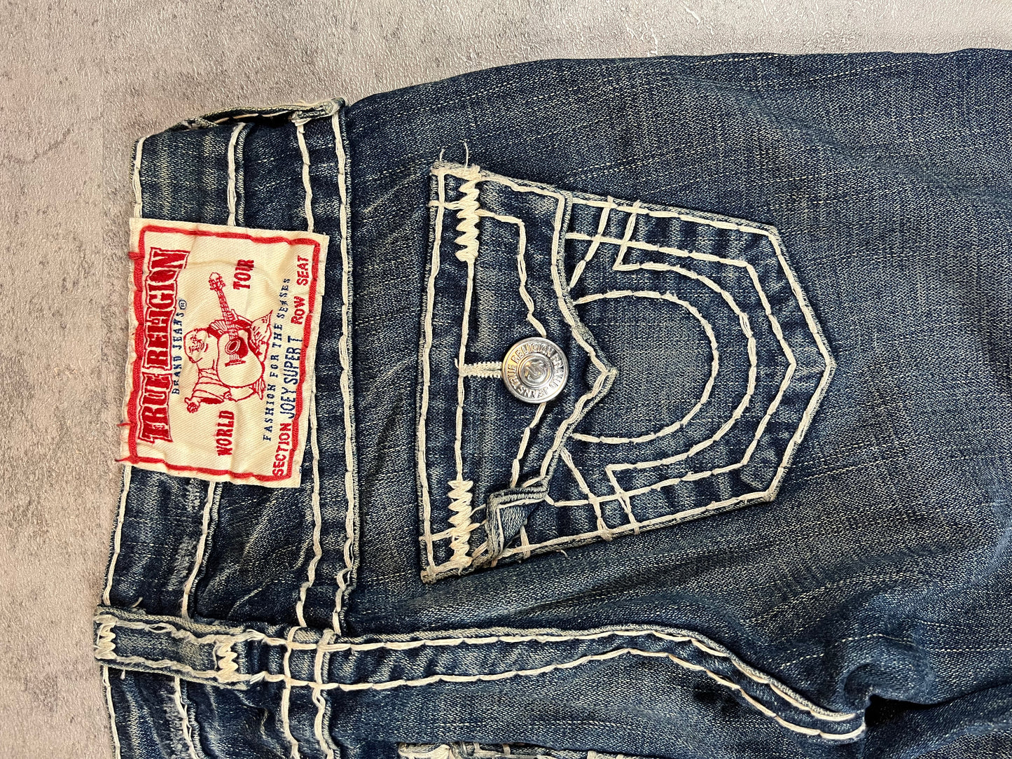 Vintage Y2k True Religion Joey Super T Bootcut Jeans W30