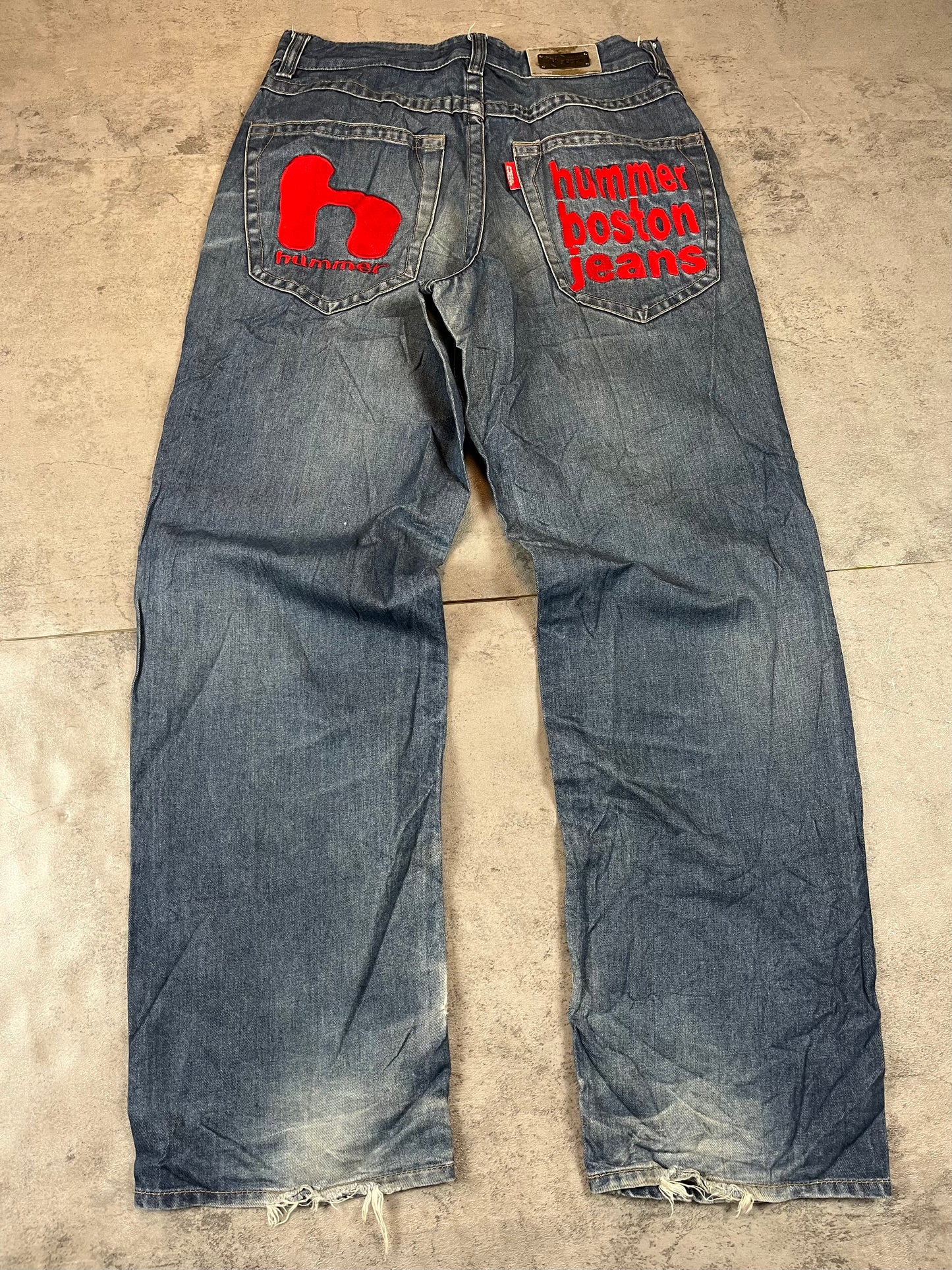 Vintage Y2k Hummer Baggy Jeans W30