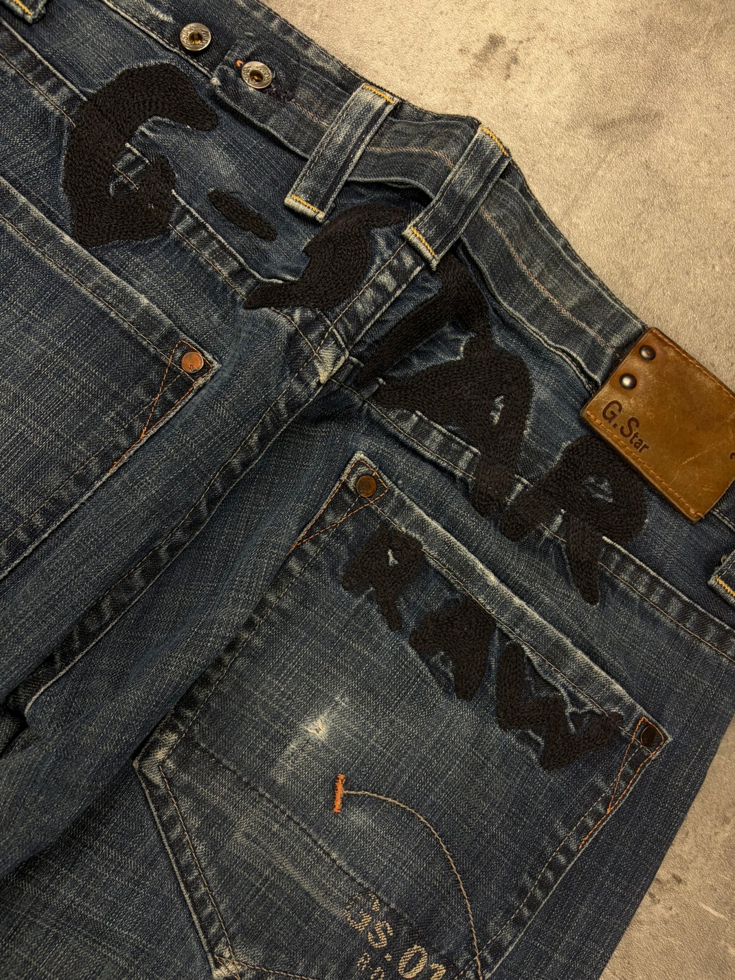 Vintage Baggy Armani Style G-Star RAW Denim