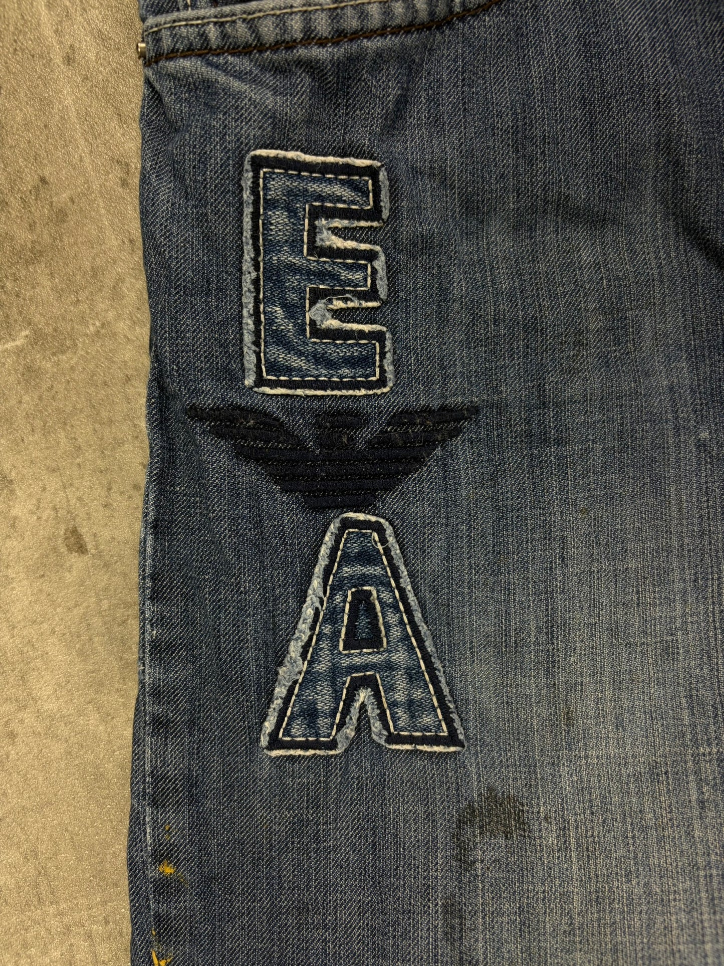 Armani Jeans Baggy Flared Vintage