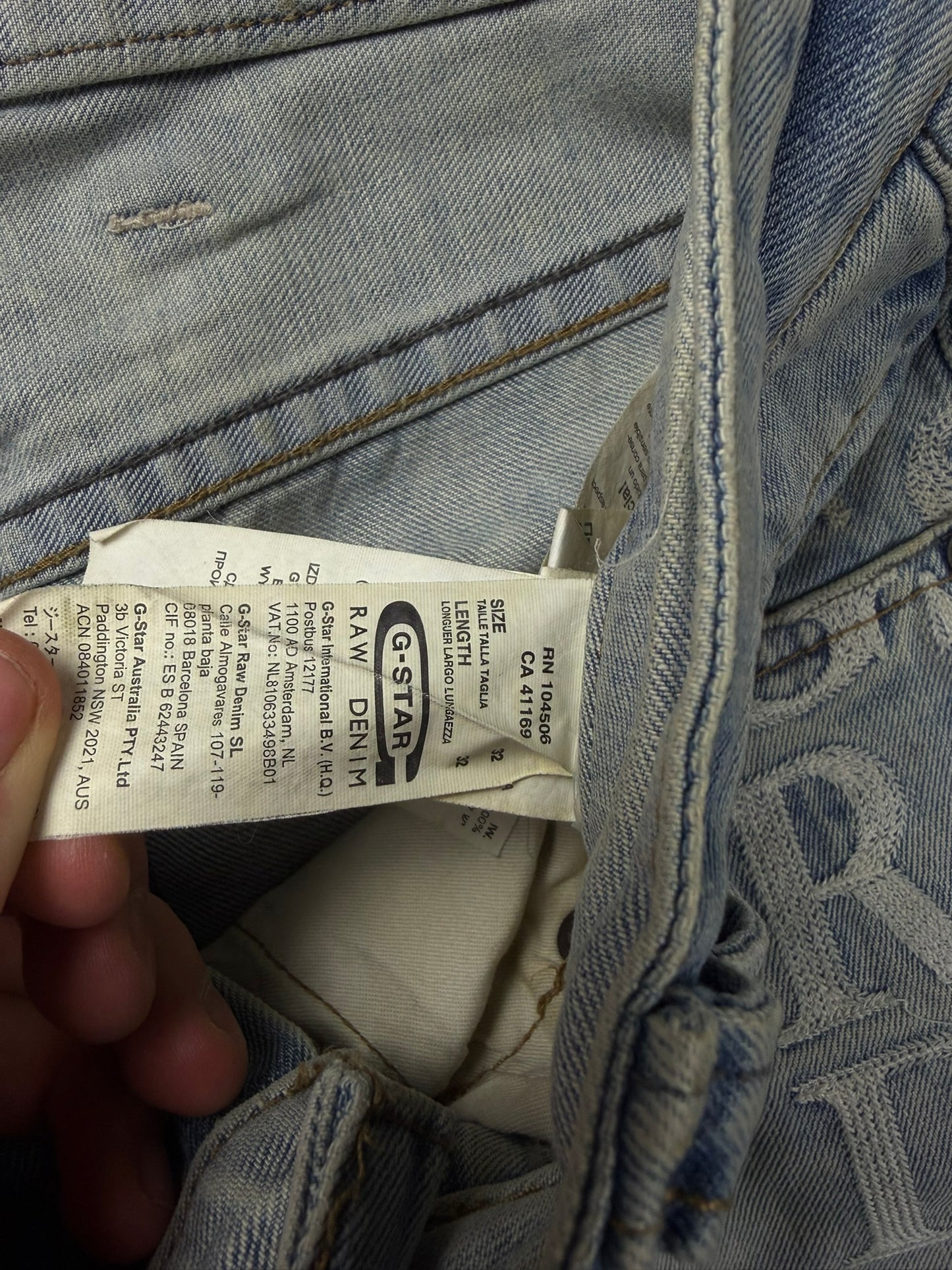G-Star Jeans Y2K Flared Back Design