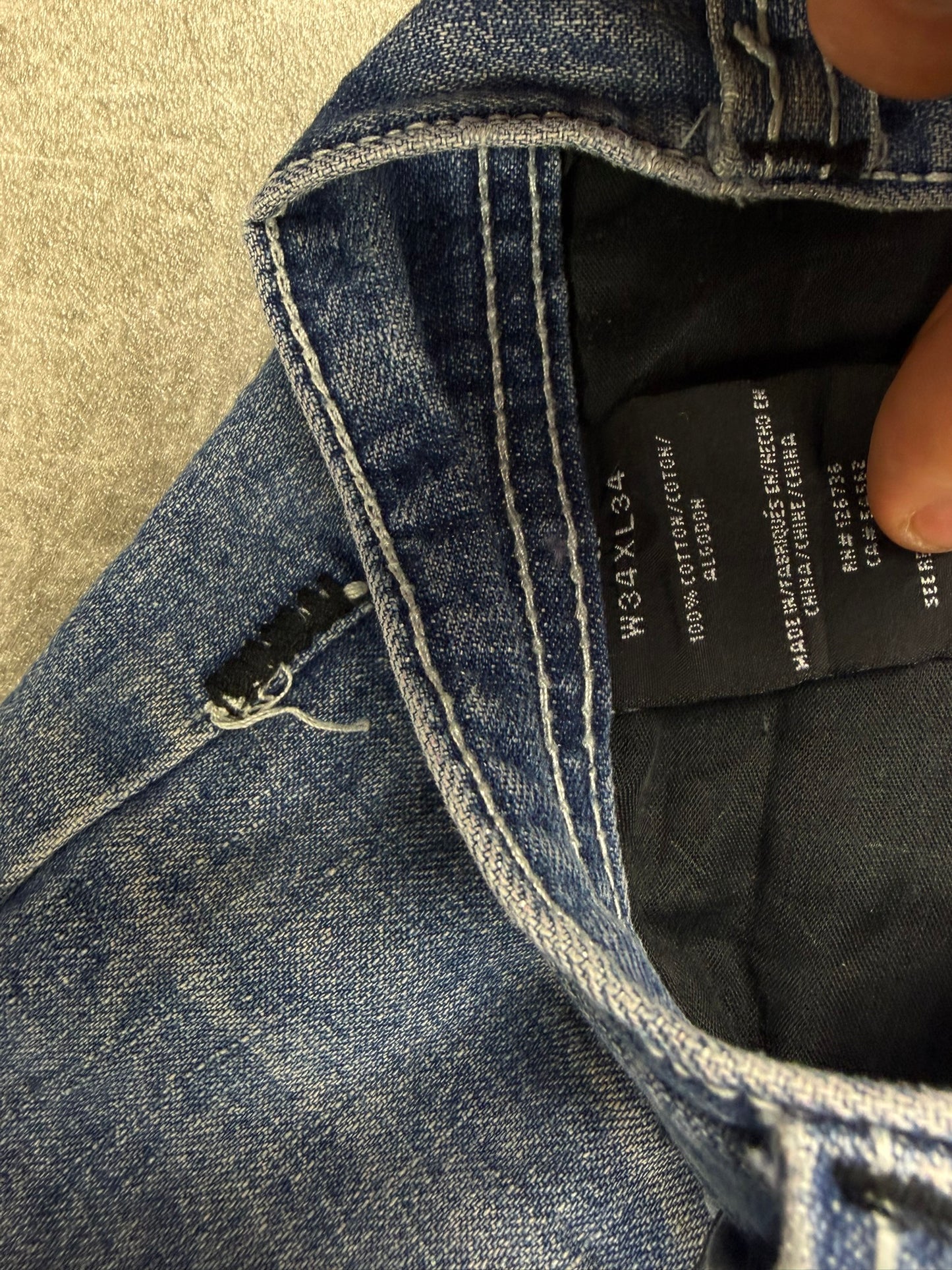 Vintage Y2k Backprint Baggy Jeans