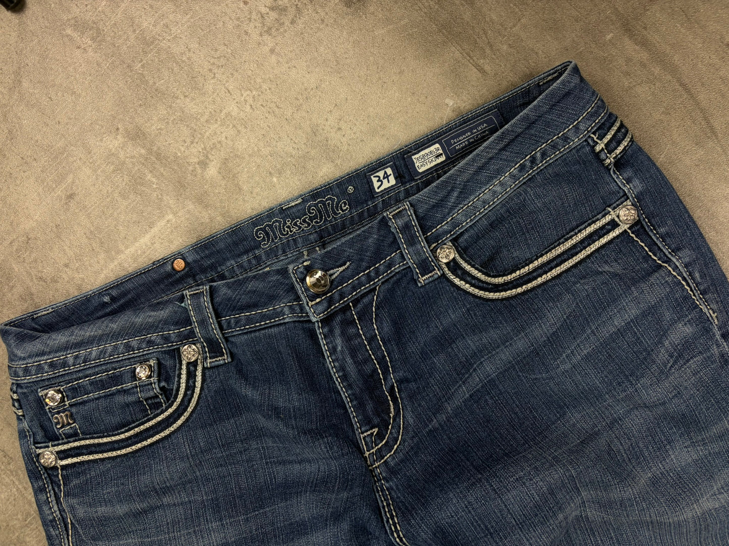 Miss me Jeans Low Waist Vintage Denim