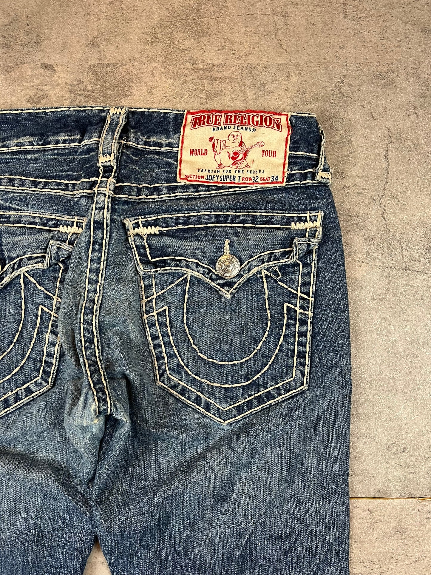 Vintage Y2k True Religion Flared Jeans W32