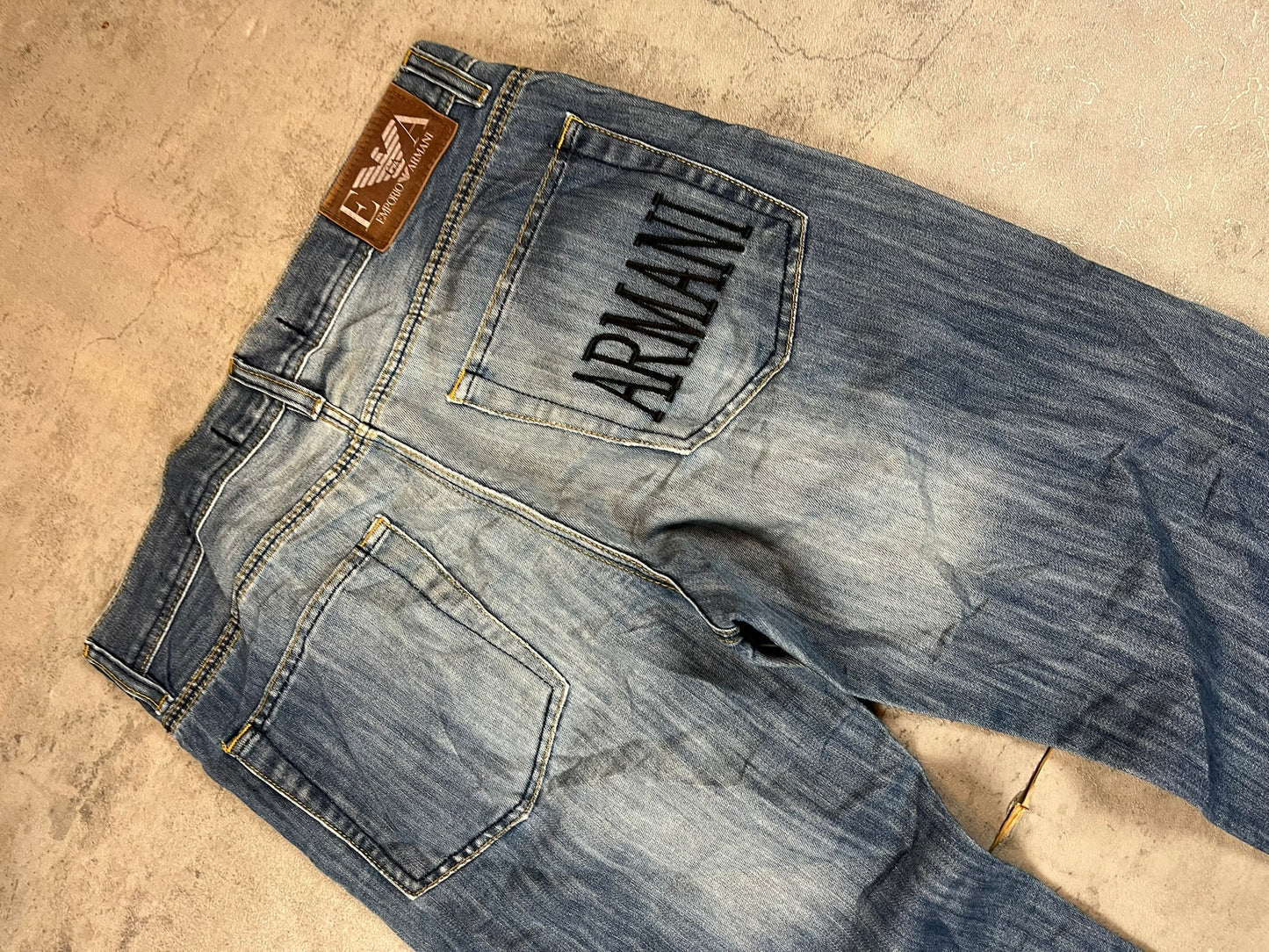Vintage Y2k Baggy Armani Jeans W34