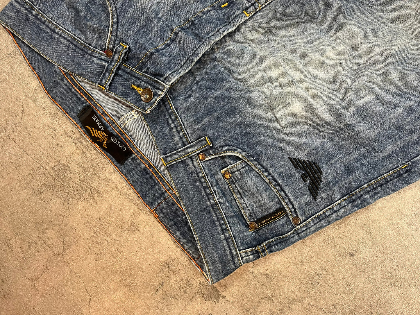 Vintage Y2k Baggy Armani Jeans W34