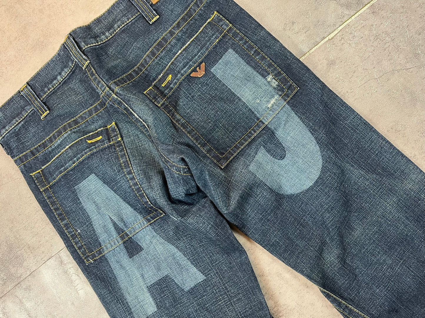 Vintage Y2k Flared Armani Jeans W33