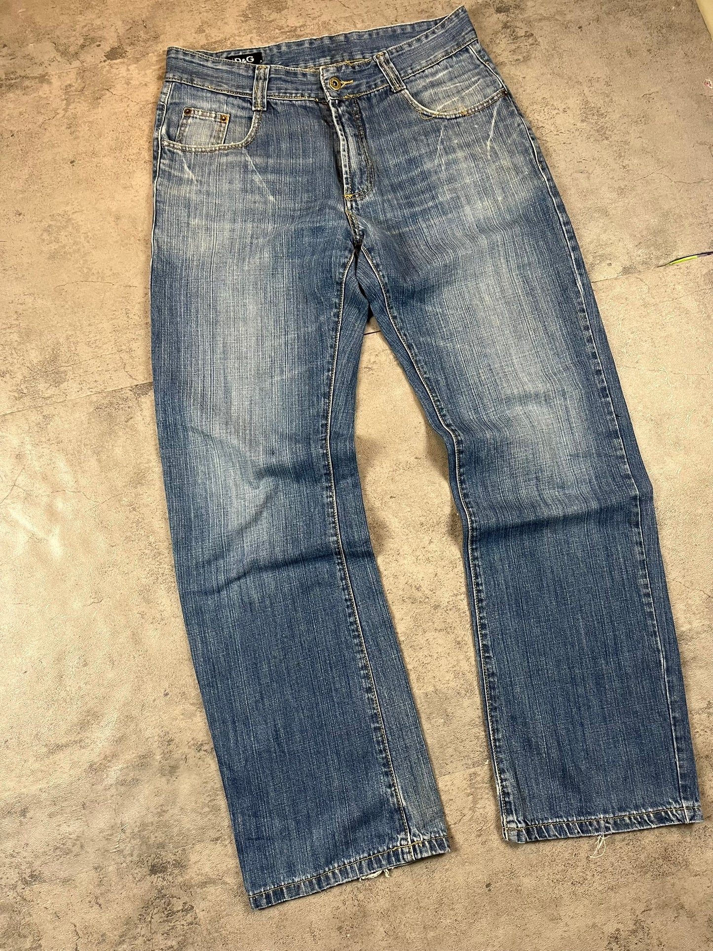 Vintage Y2k Dolce & Gabana Baggy Jeans W34