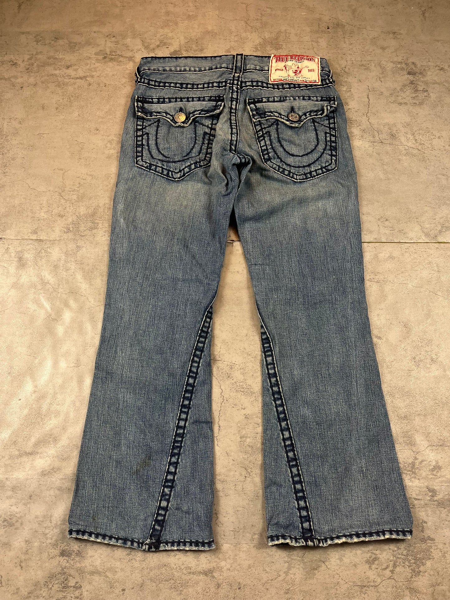 Vintage Y2k True Religion Flared Jeans W32