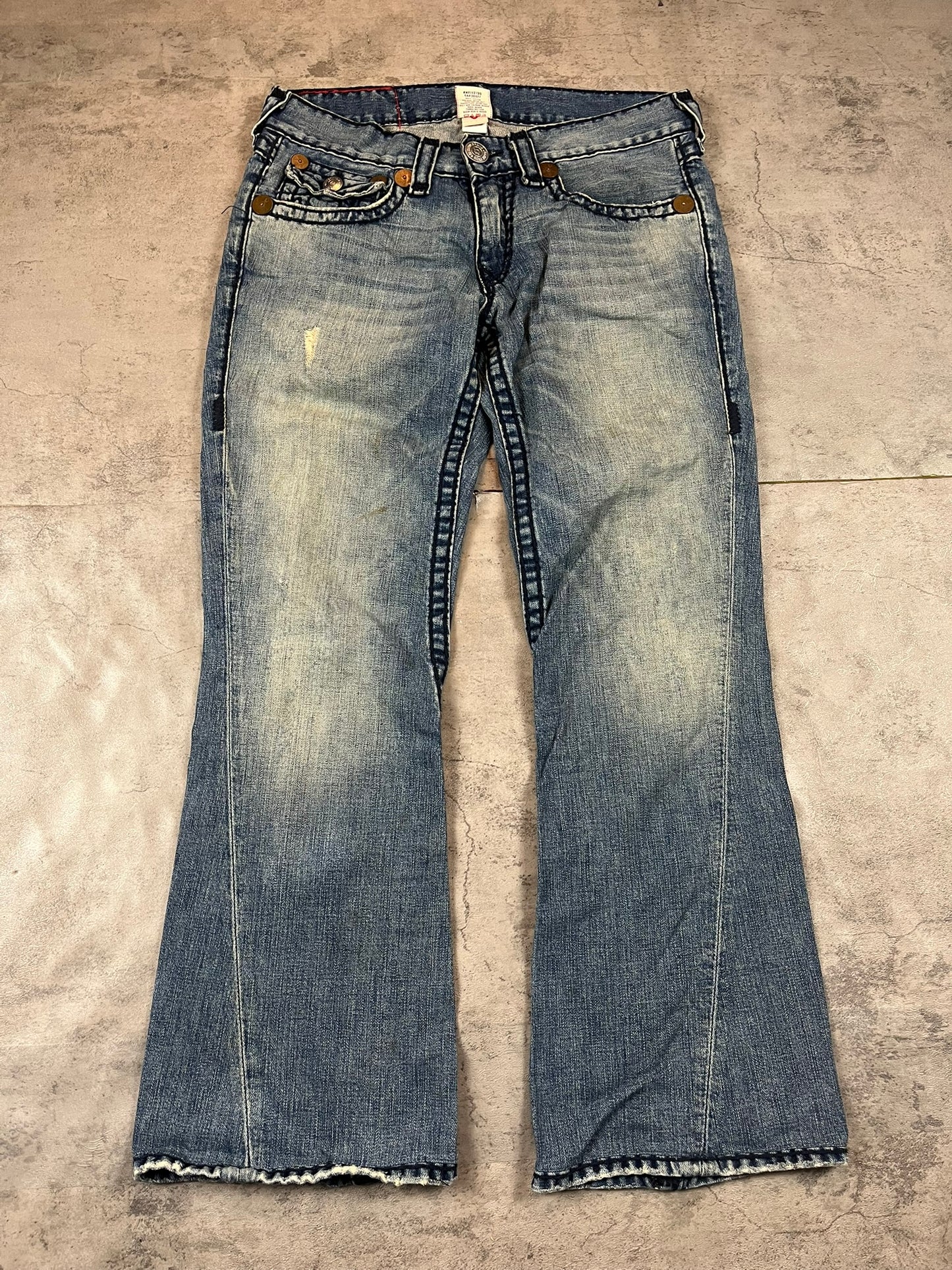 Vintage Y2k True Religion Flared Jeans W32