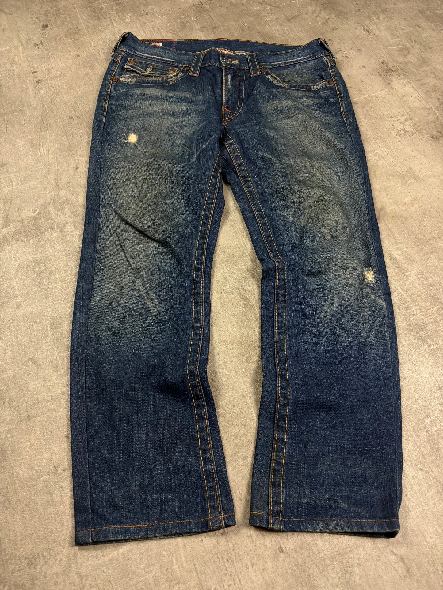 Vintage Y2k Bootcut Baggy True Religion Jeans