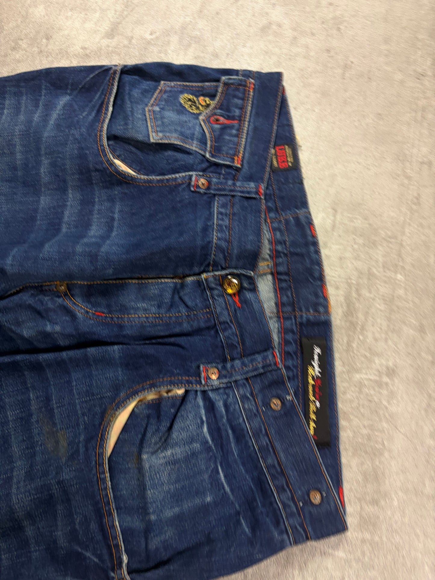 Japanese Washed Y2k denim Pasha Style