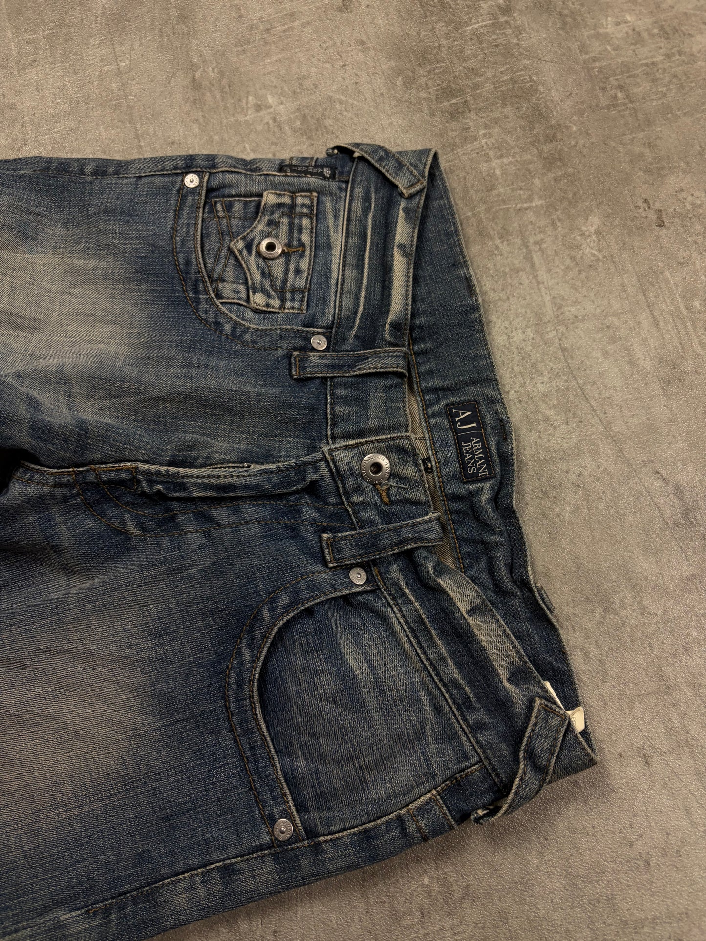 Armani Lowwaist Bootcut Jeans Y2k Vintage Pasha Style