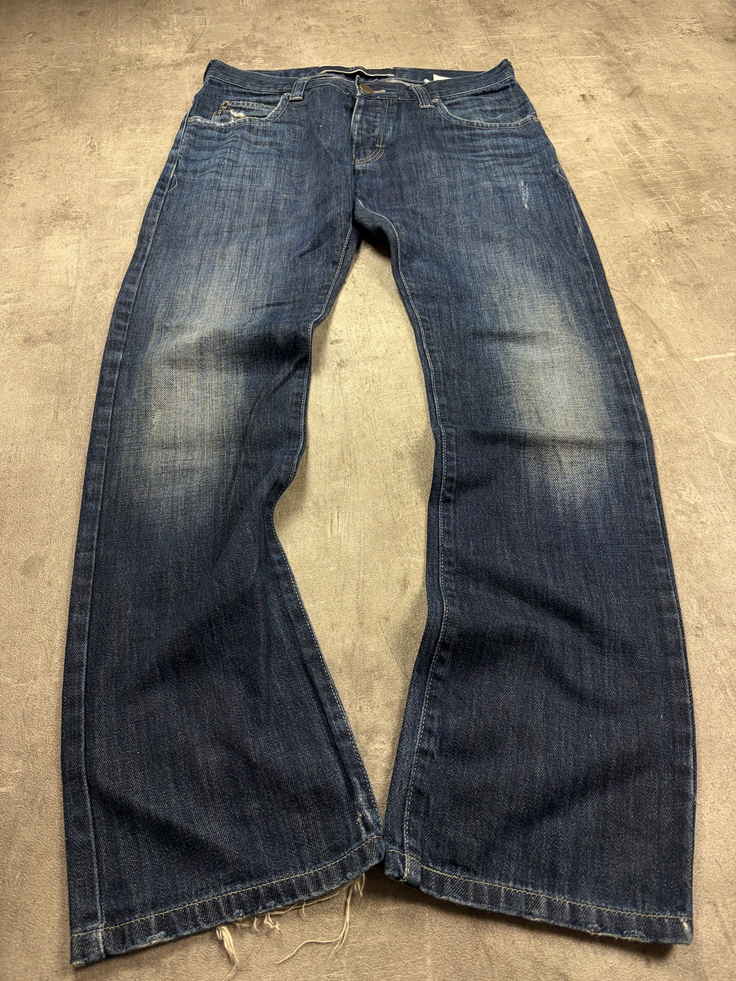 Armani Baggy Jeans Herren Pasha Style Y2K Wide Leg Denim