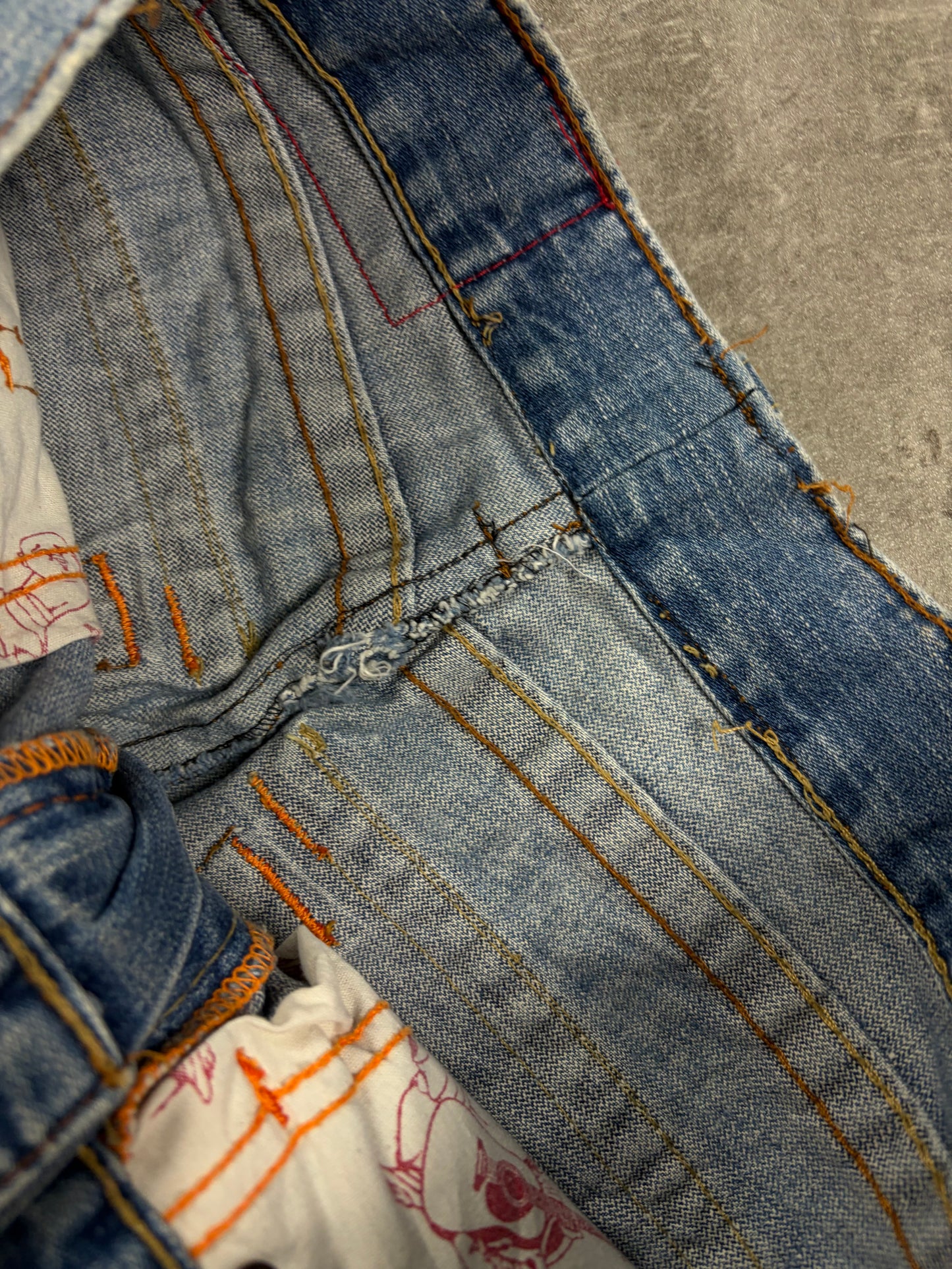 True Religion Flared Low Waist Jeans