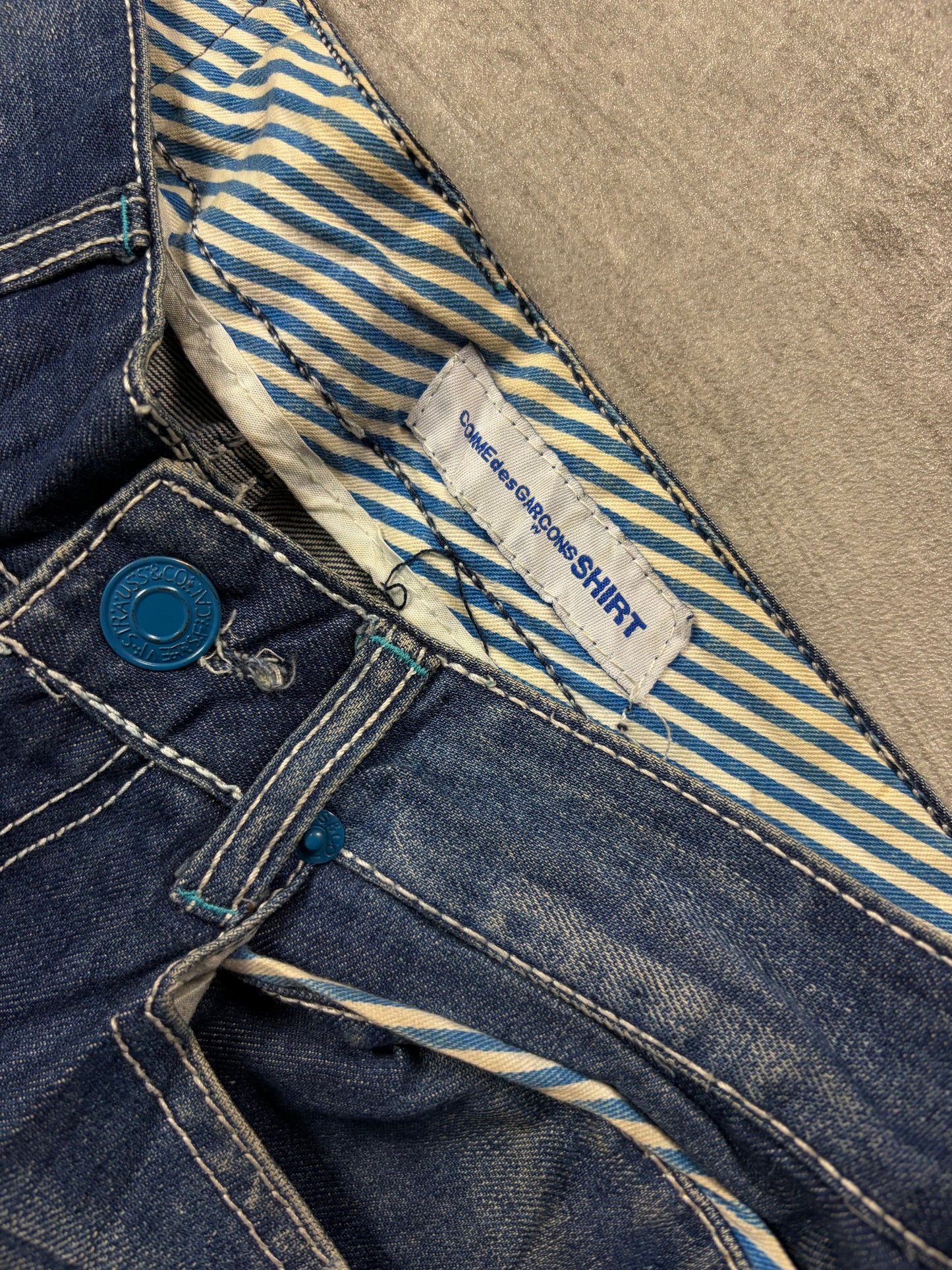 Levis x Comme des Garçons Bootcut Straight fit Jeans