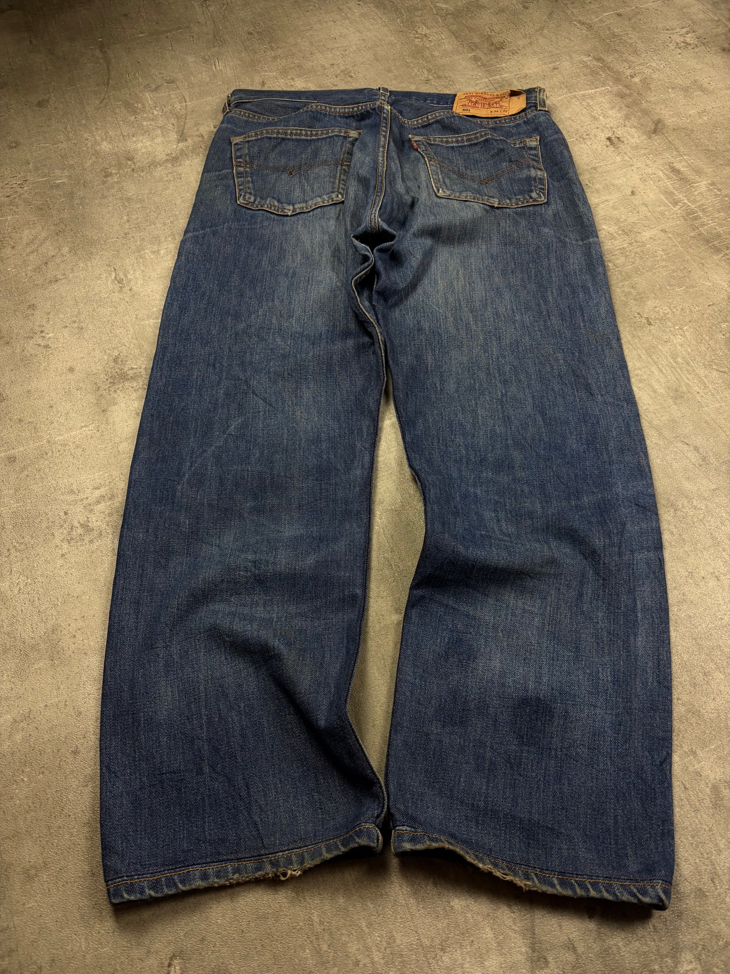 Levis 501 Herren Jeans Straight Bootcut Oversize Style