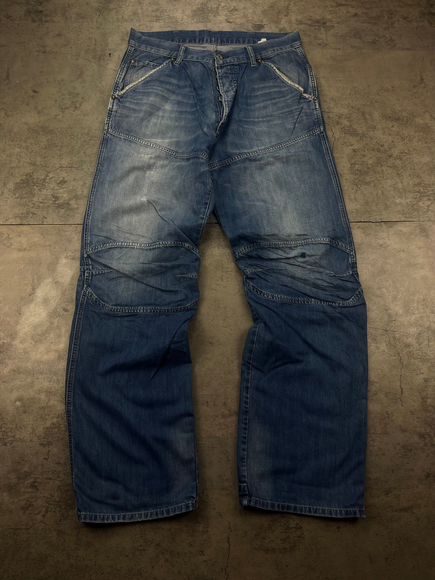 Vintage G-Star Y2k Heavy Denim Pasha Style Baggy Jeans
