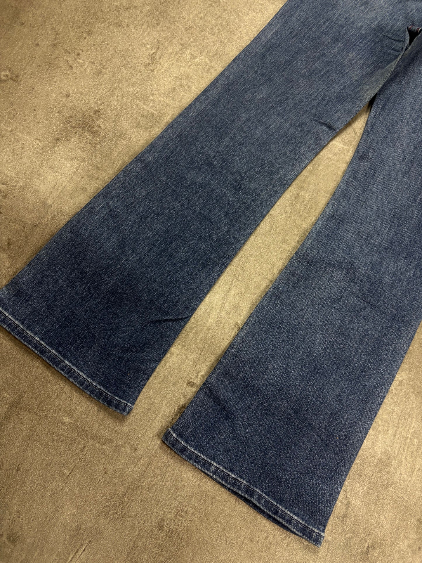 true religion vintage low rise bootcut denim
