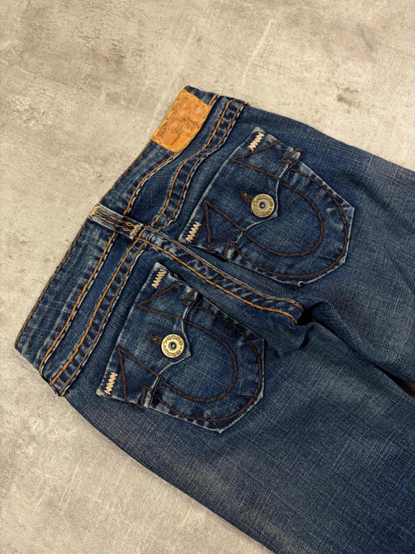 true religion jeans vintage low waist bootcut y2k